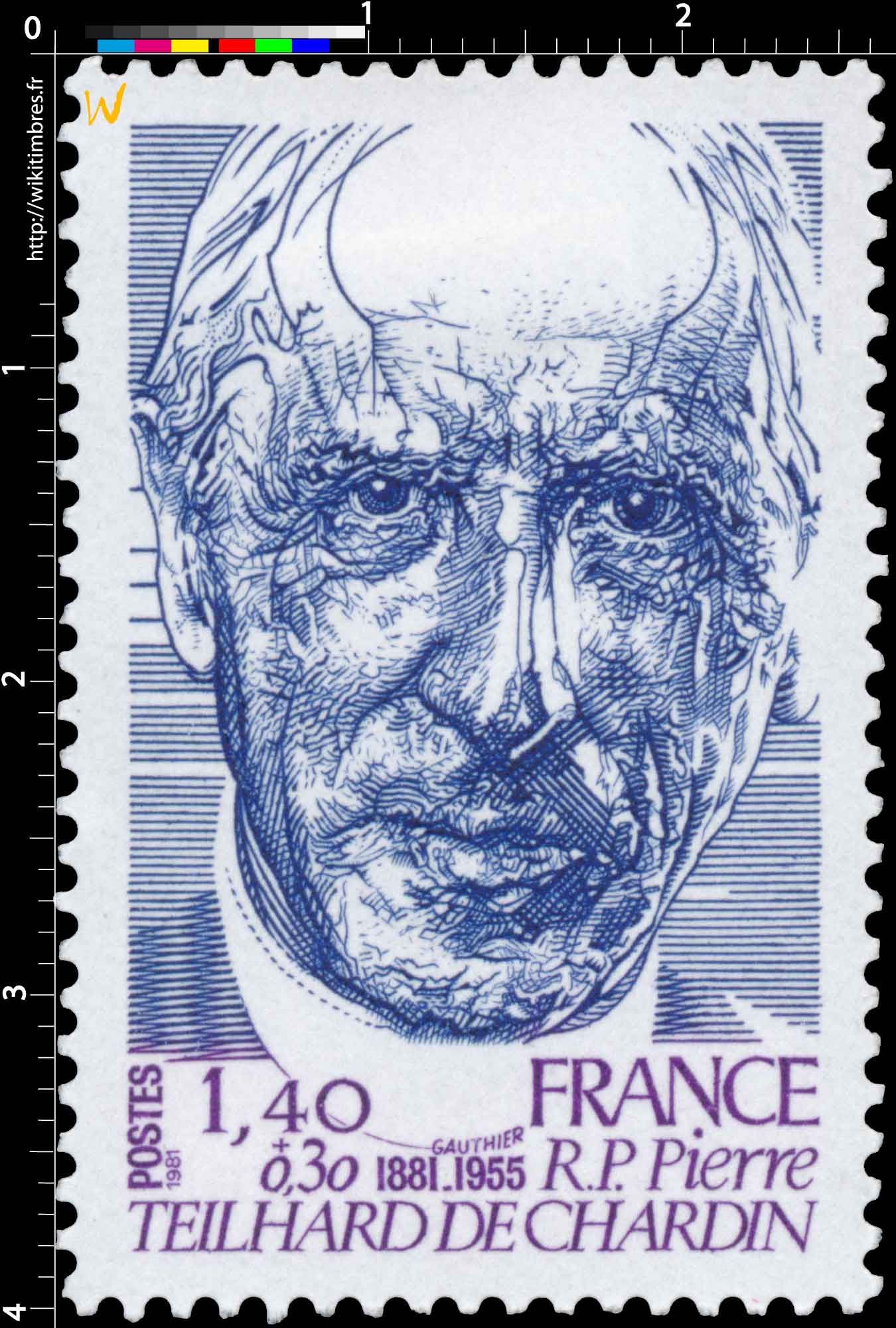 R.P Pierre TEILHARD DE CHARDIN 1881-1955