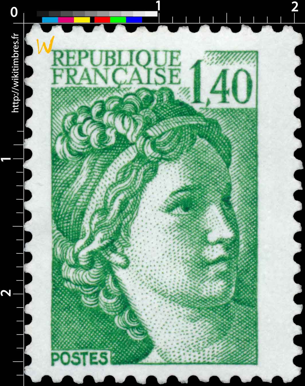 Sans légende particulière - type sabine de Gandon