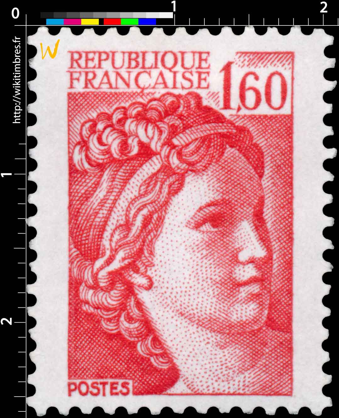 Sans légende particulière - type sabine de Gandon