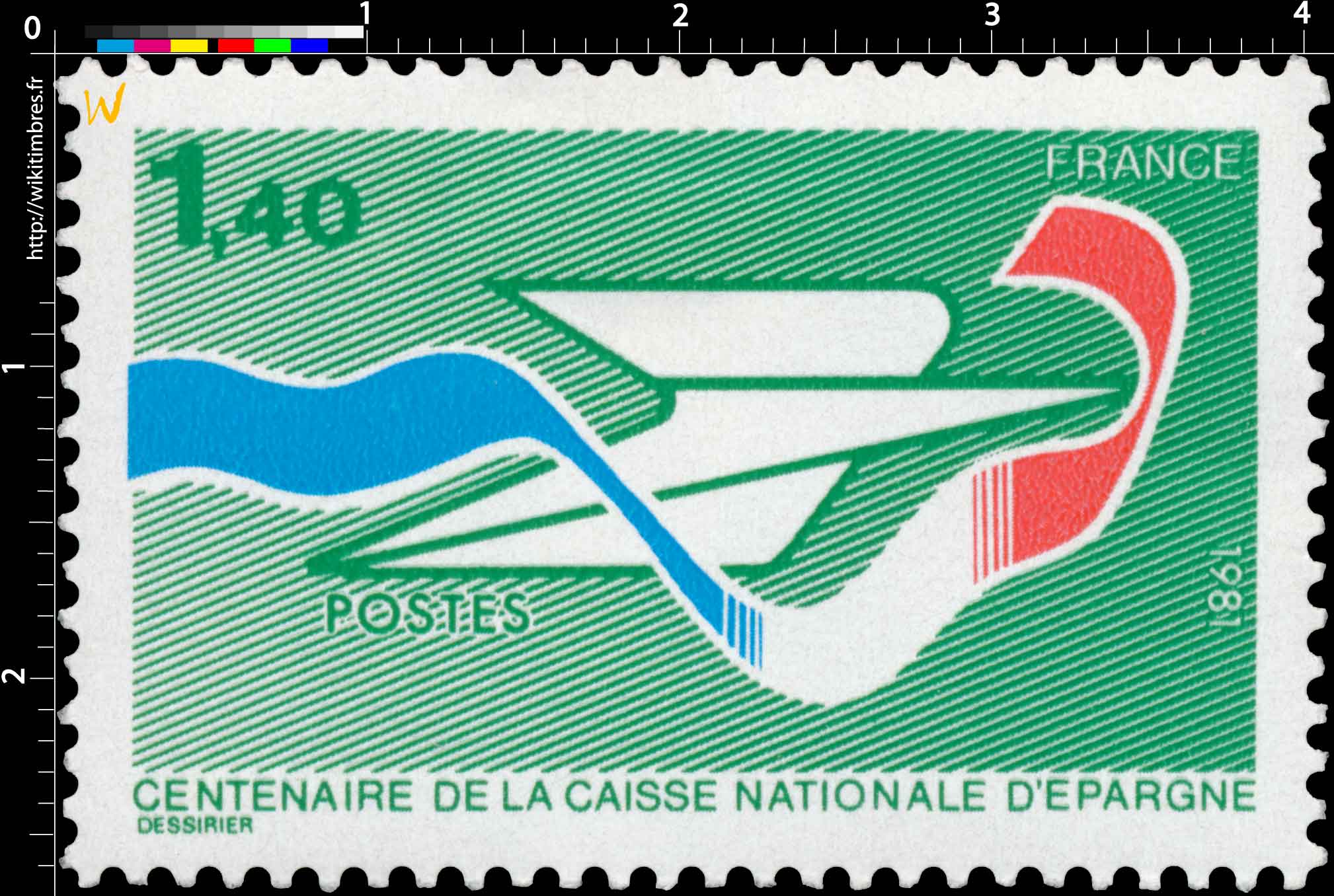 1981 CENTENAIRE DE LA CAISSE NATIONALE D'ÉPARGNE