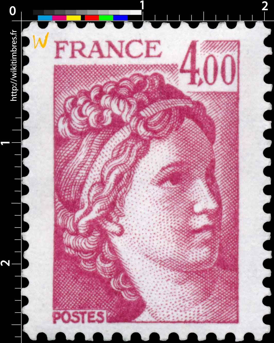 Sans légende particulière - type sabine de Gandon