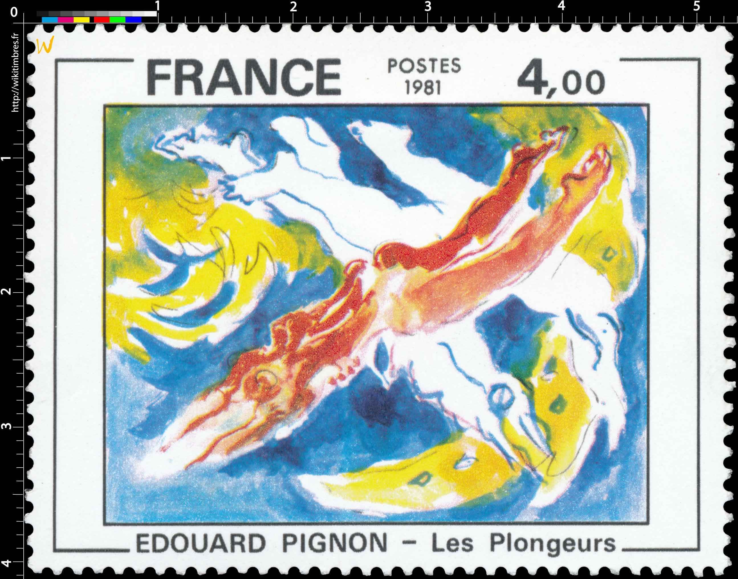 1981 ÉDOUARD PIGNON - Les plongeurs