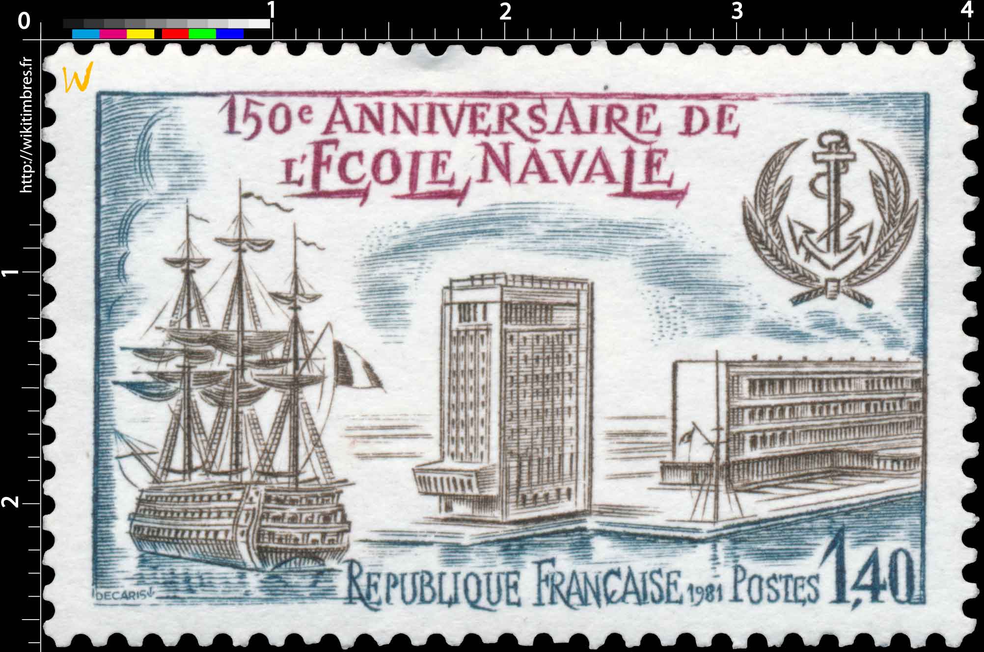 1981 150e ANNIVERSAIRE DE L'ÉCOLE NAVALE