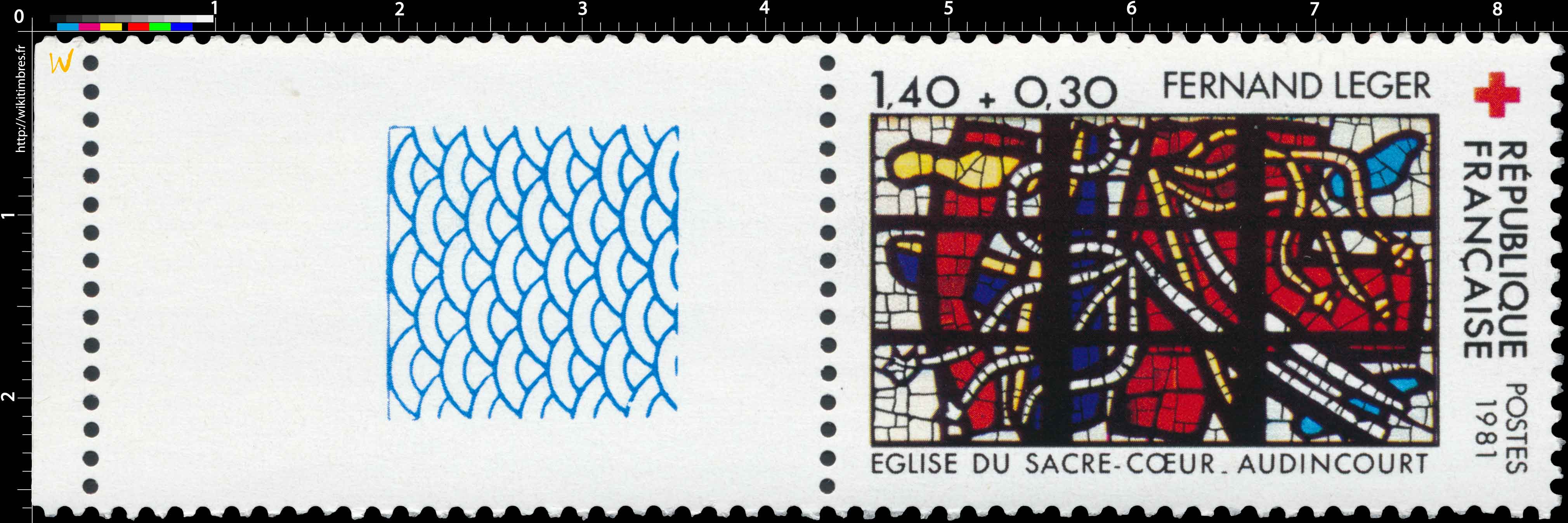 1981 FERNAND LEGER ÉGLISE DU SACRE-CŒUR-AUDINCOURT