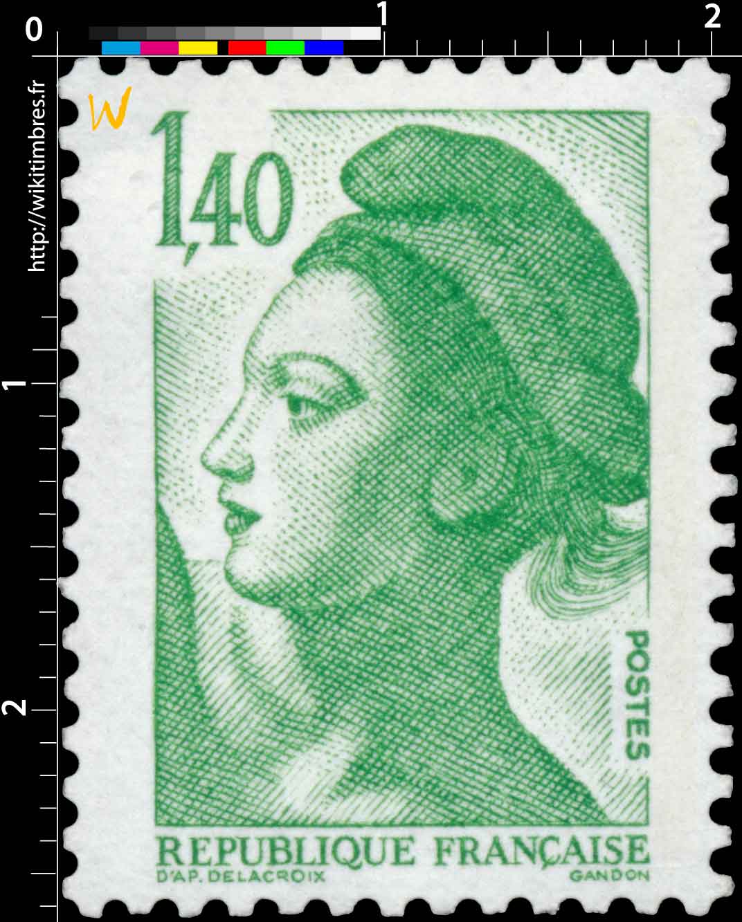 Sans légende particulière - type liberté de Gandon