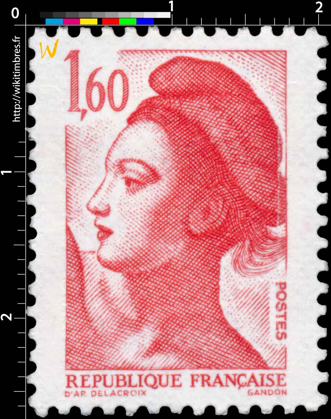 Sans légende particulière - type liberté de Gandon