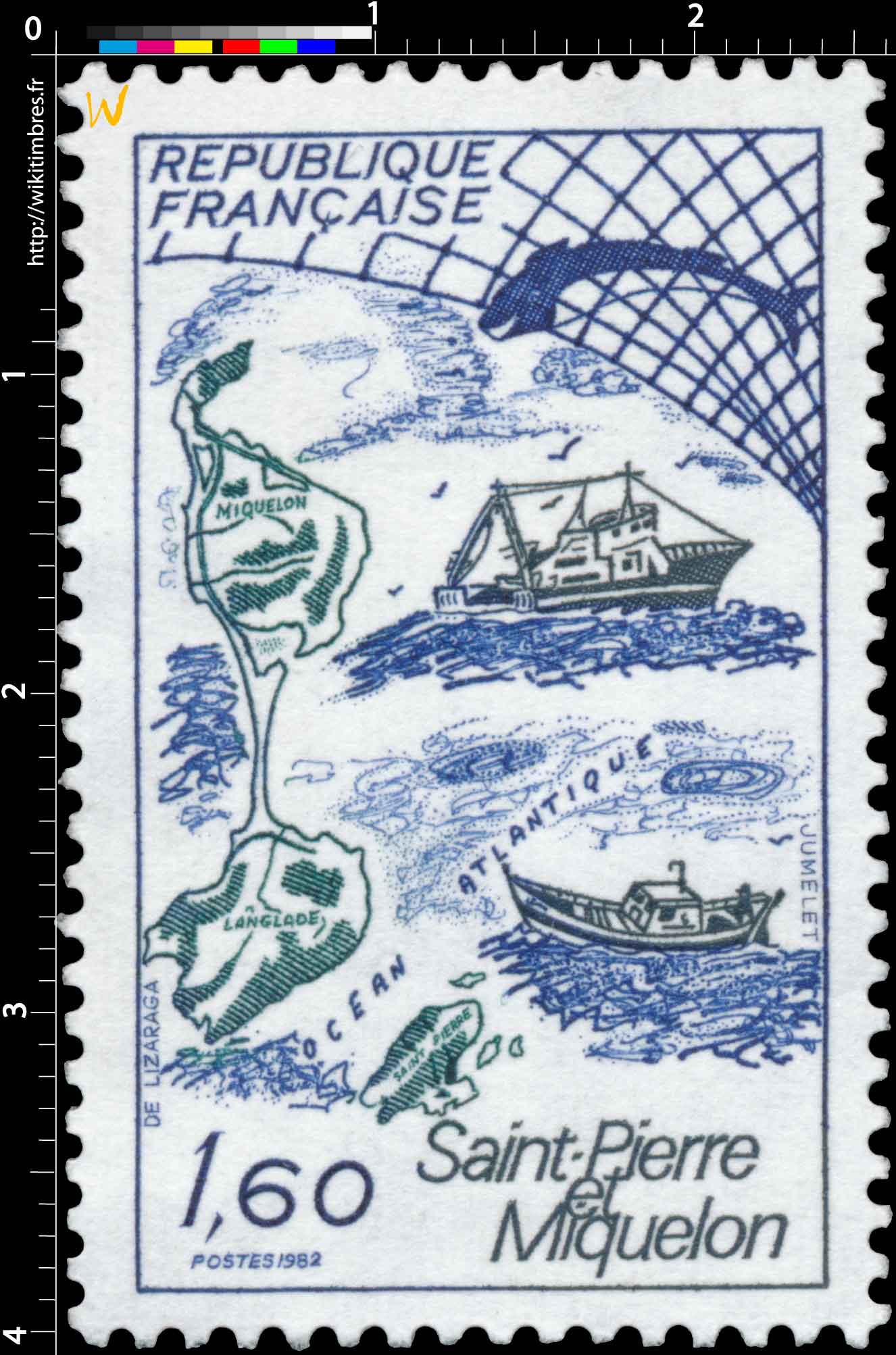 1982 Saint-Pierre et Miquelon OCÉAN ATLANTIQUE