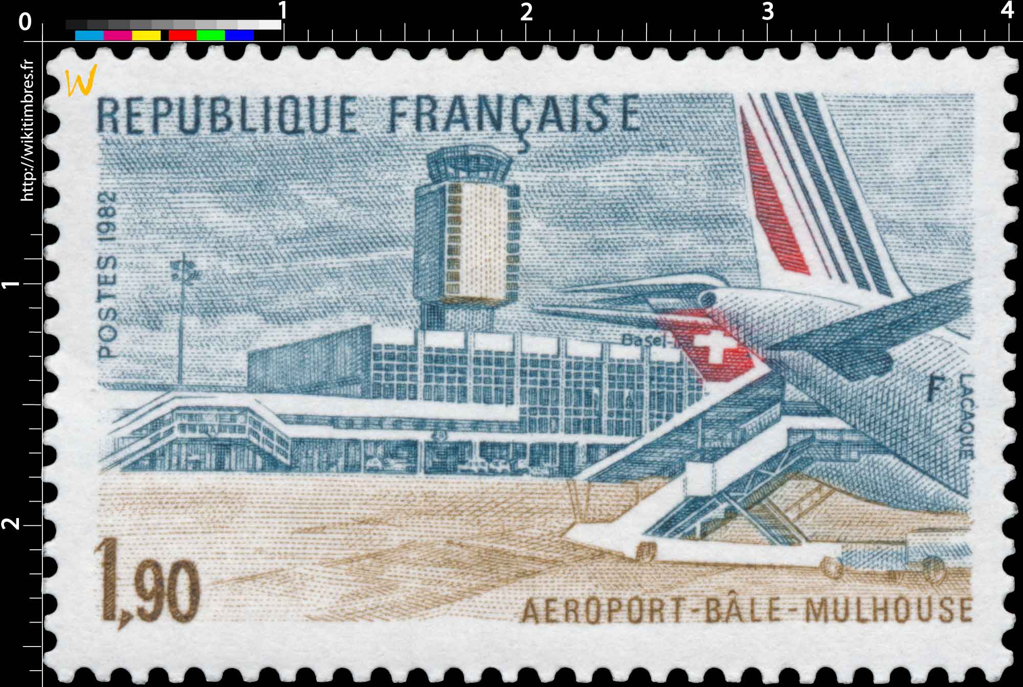 1982 AÉROPORT - BÂLE - MULHOUSE