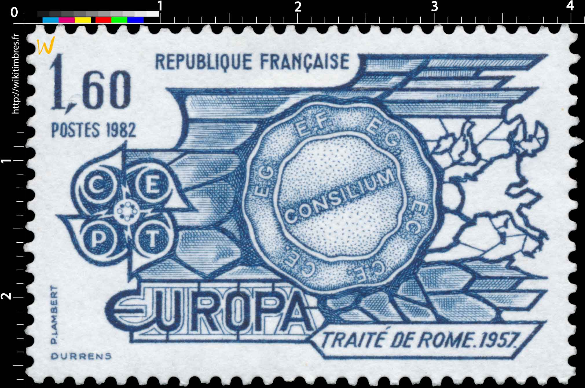 1982 EUROPA CEPT TRAITÉ DE ROME.1957. CONCILIUM CE. EG. EF. EC.
