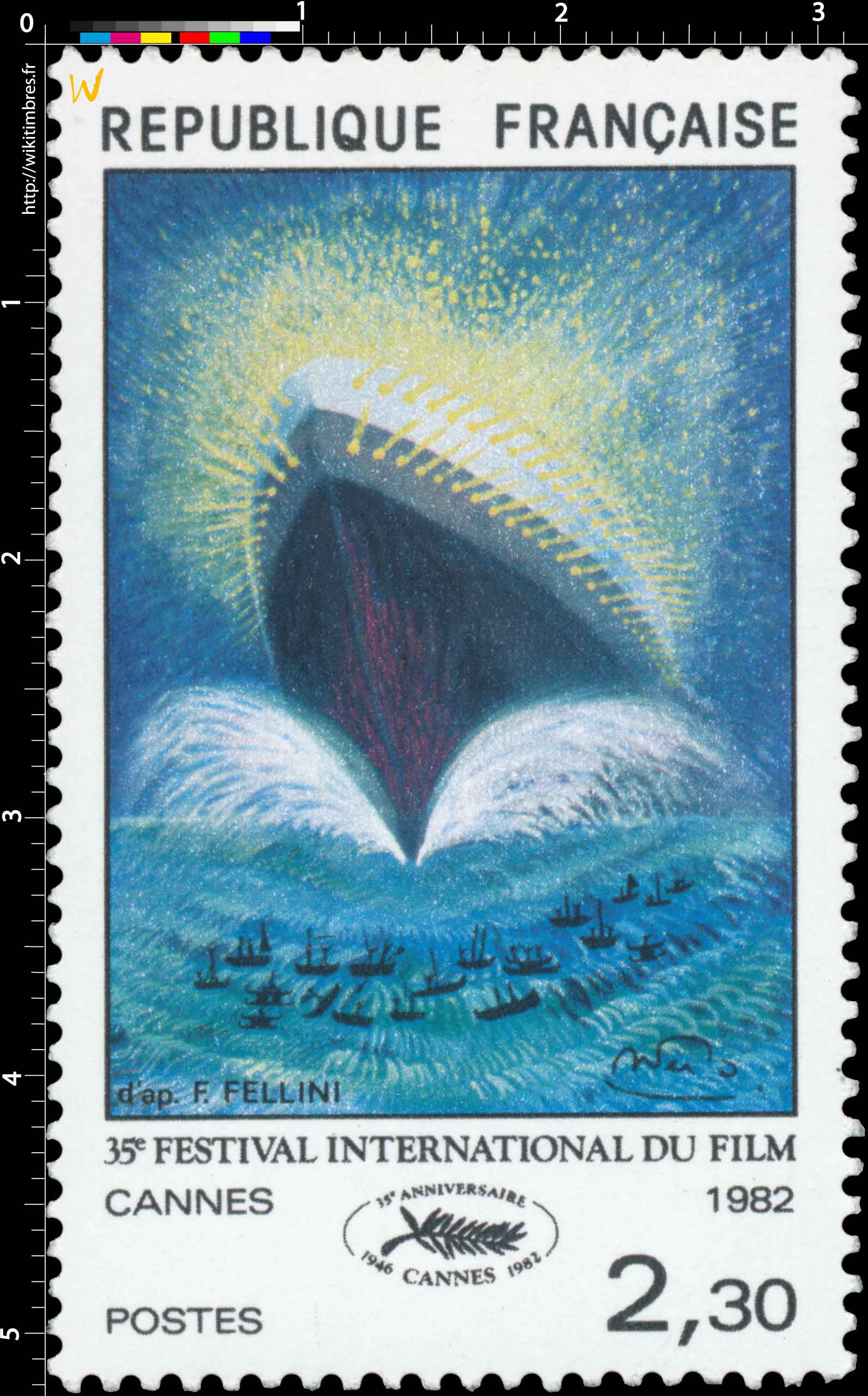 1982 35e FESTIVAL INTERNATIONAL DU FILM CANNES