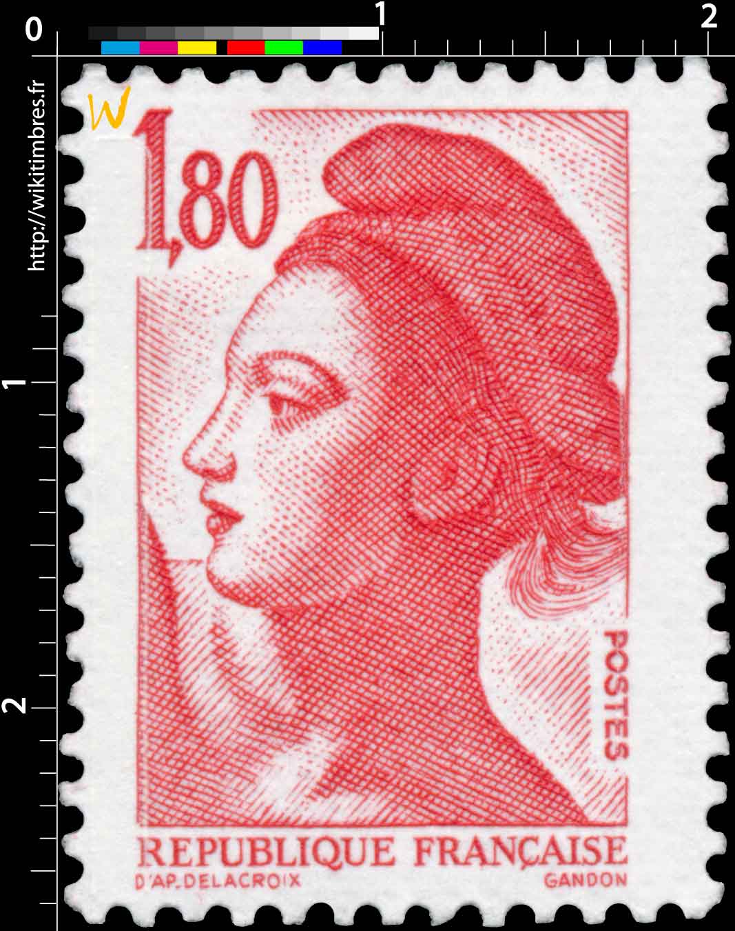 Sans légende particulière - type liberté de Gandon