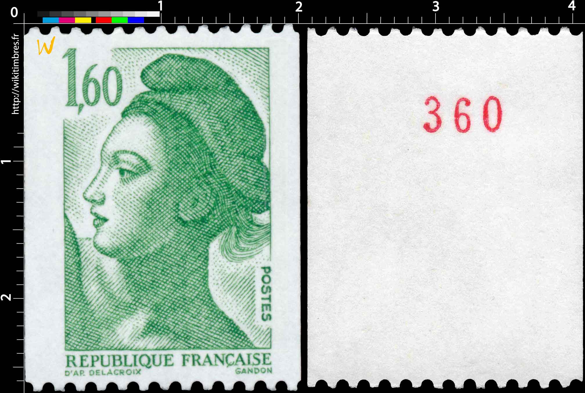 Sans légende particulière - type liberté de Gandon