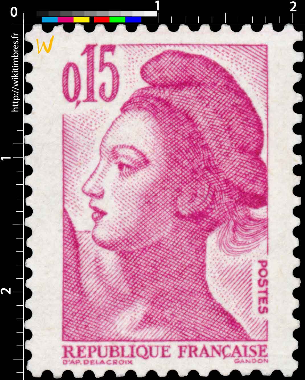 Sans légende particulière - type liberté de Gandon