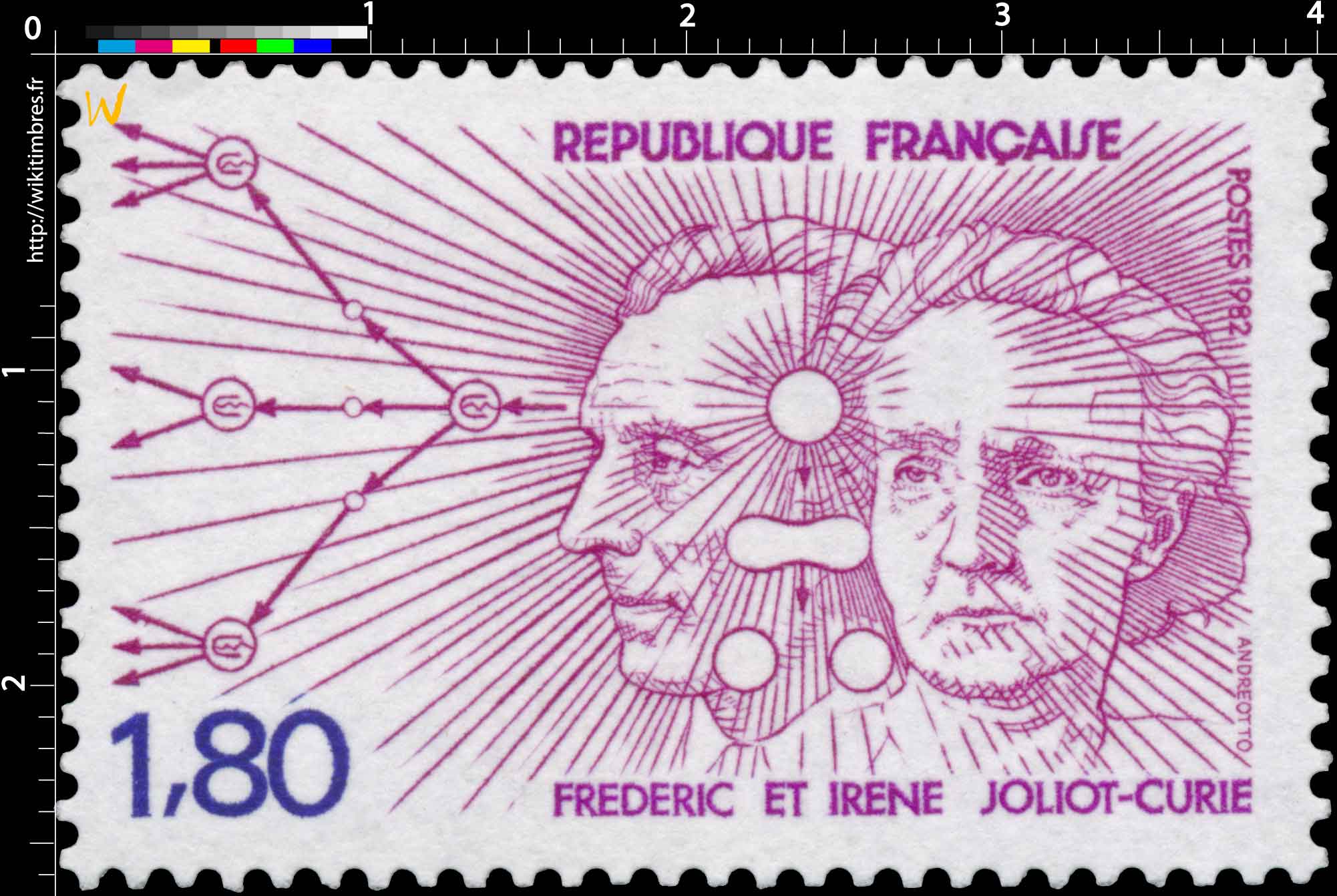1982 FRÉDÉRIC ET IRÈNE JOLIOT-CURIE