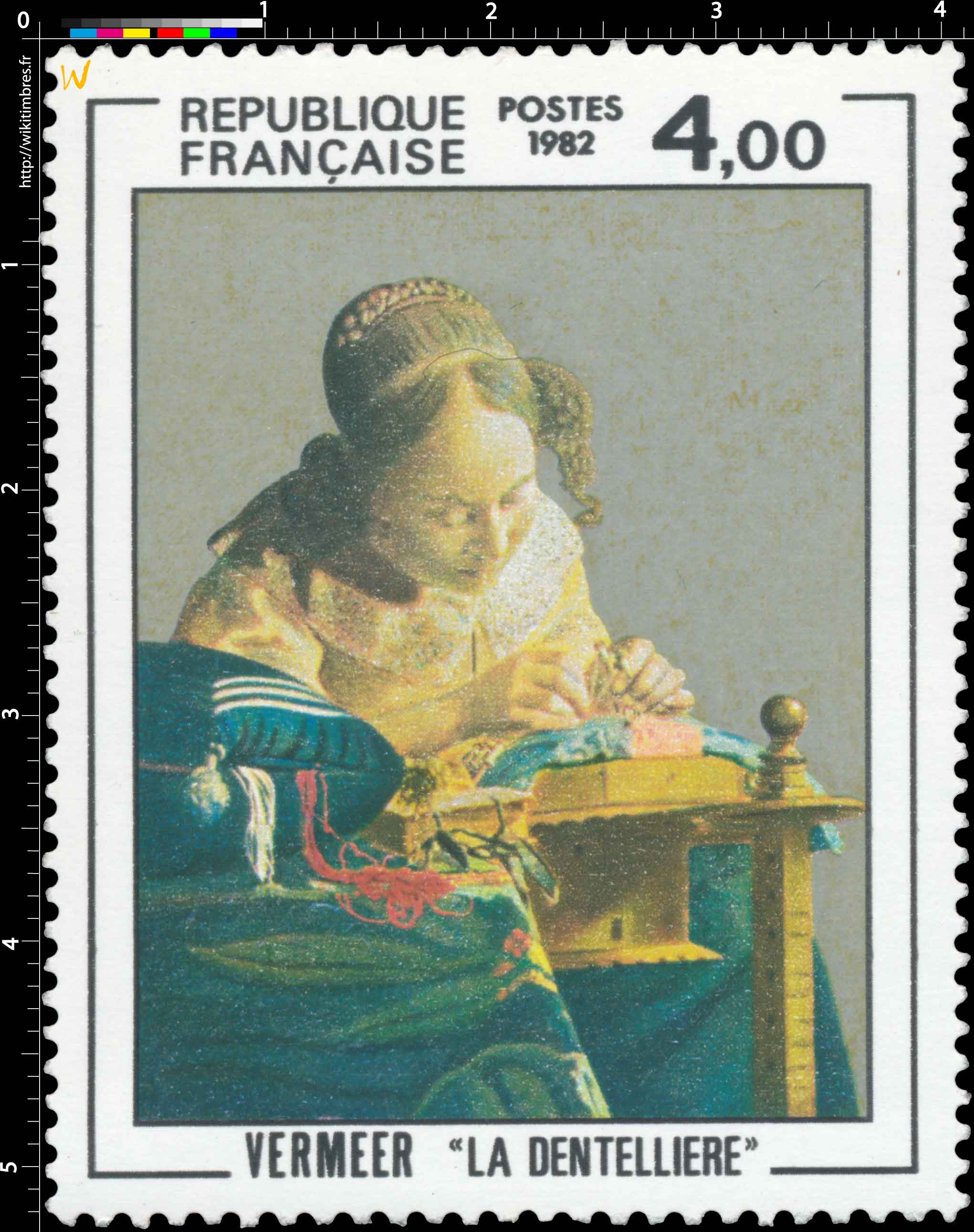 1982 VERMEER LA DENTELLIÈRE