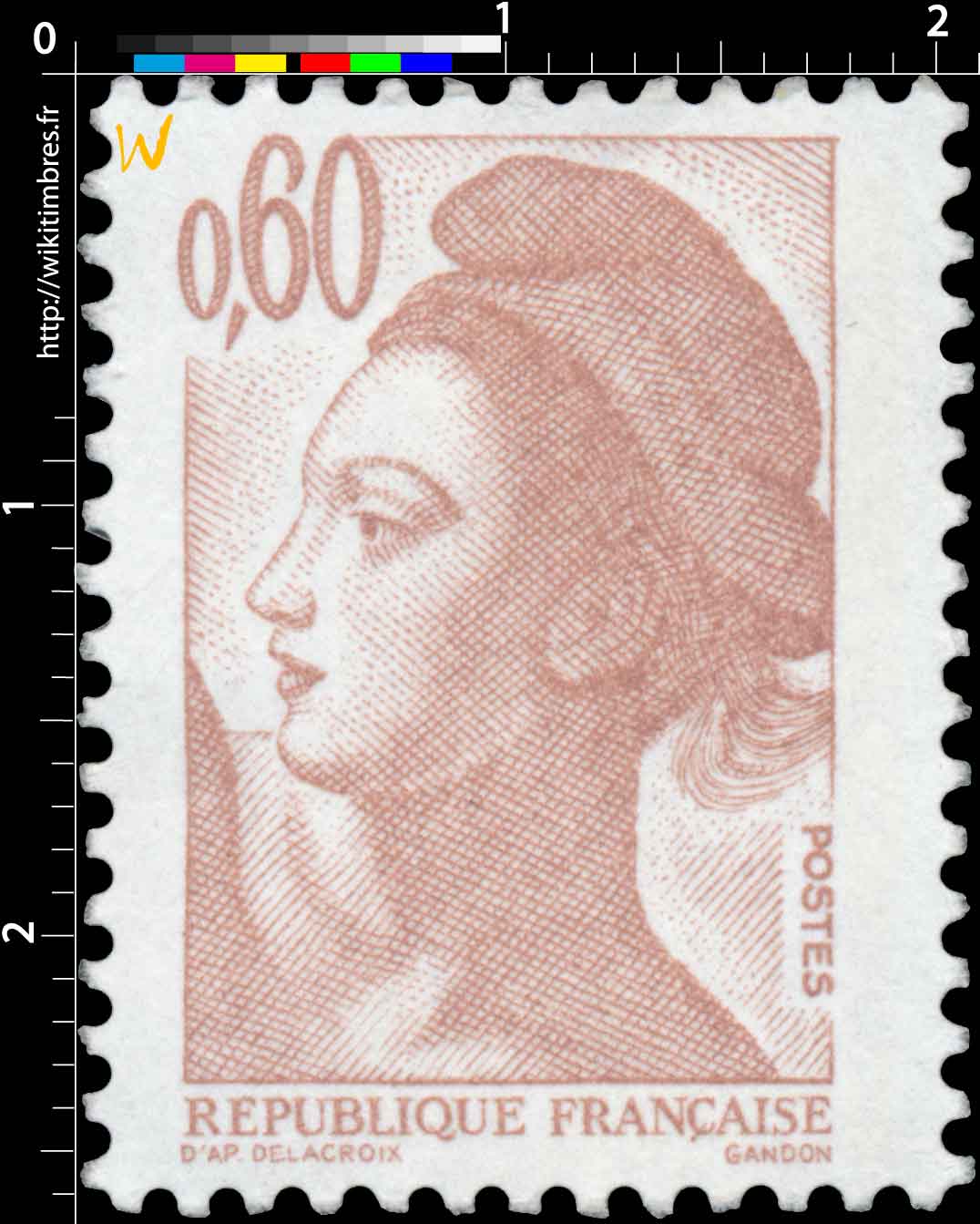 Sans légende particulière - type liberté de Gandon