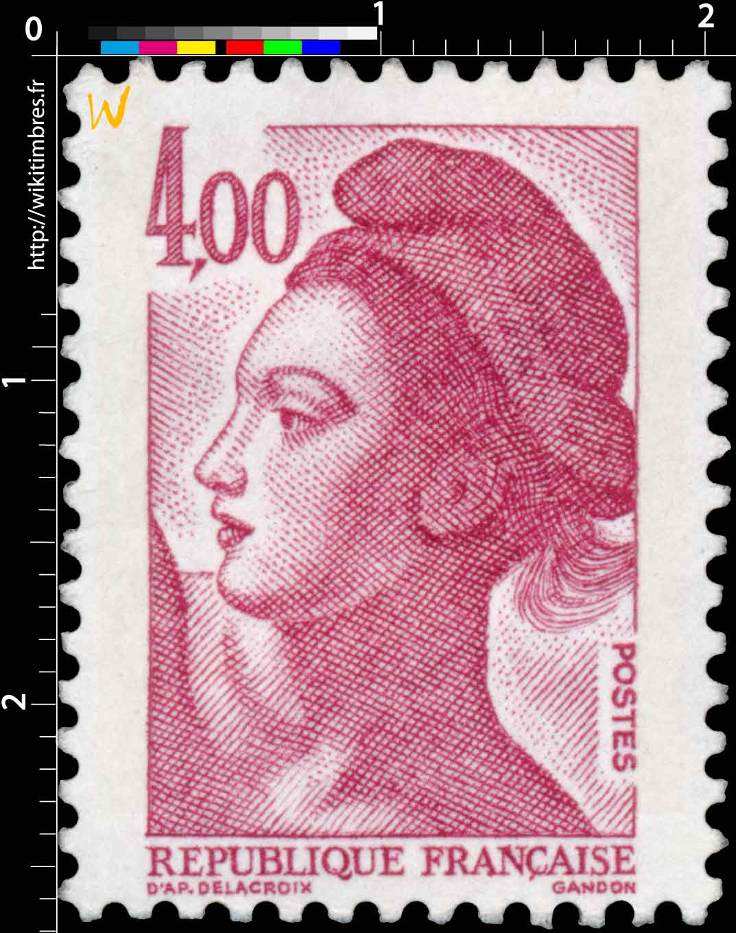 Sans légende particulière - type liberté de Gandon