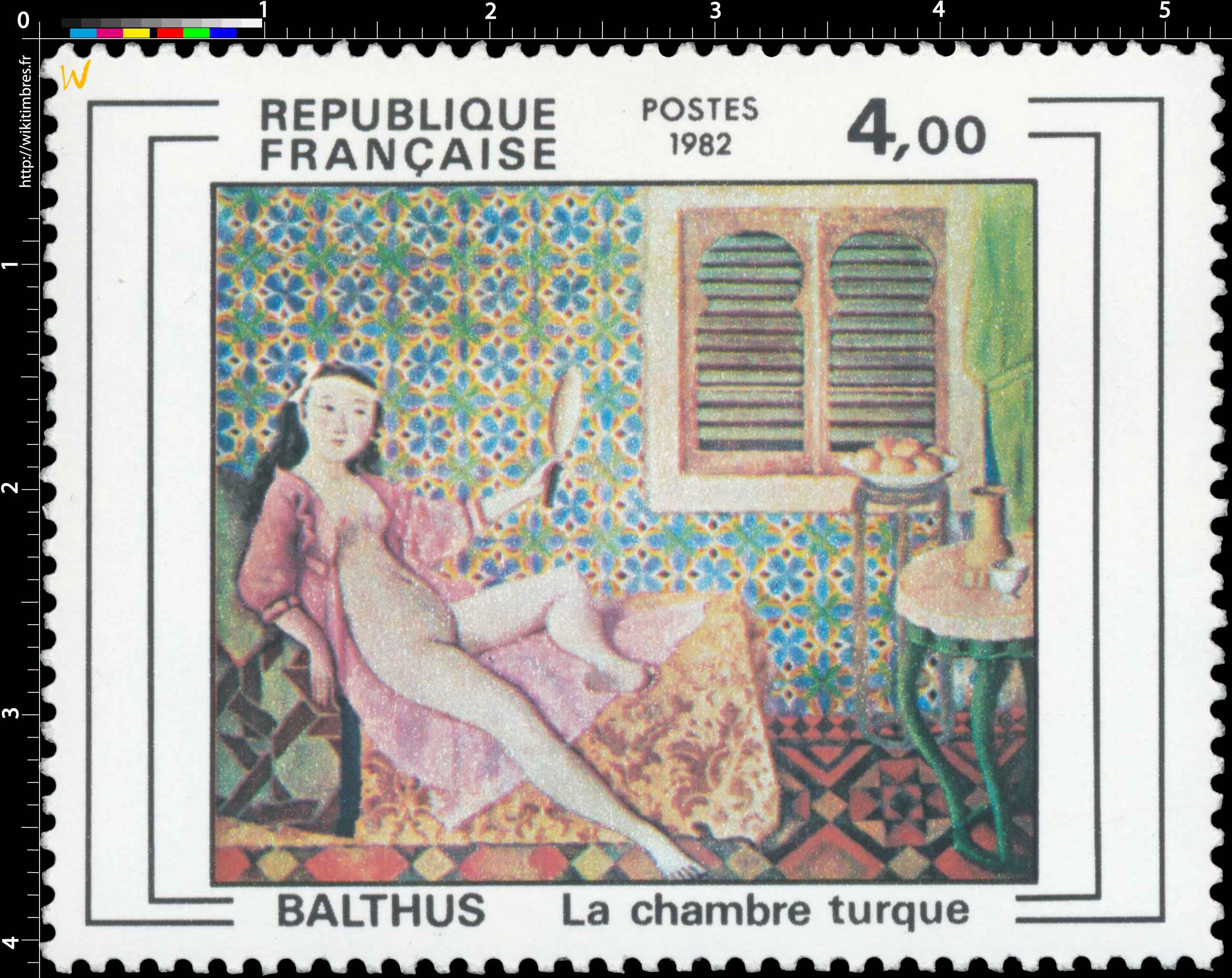 1982 BALTHUS La chambre turque