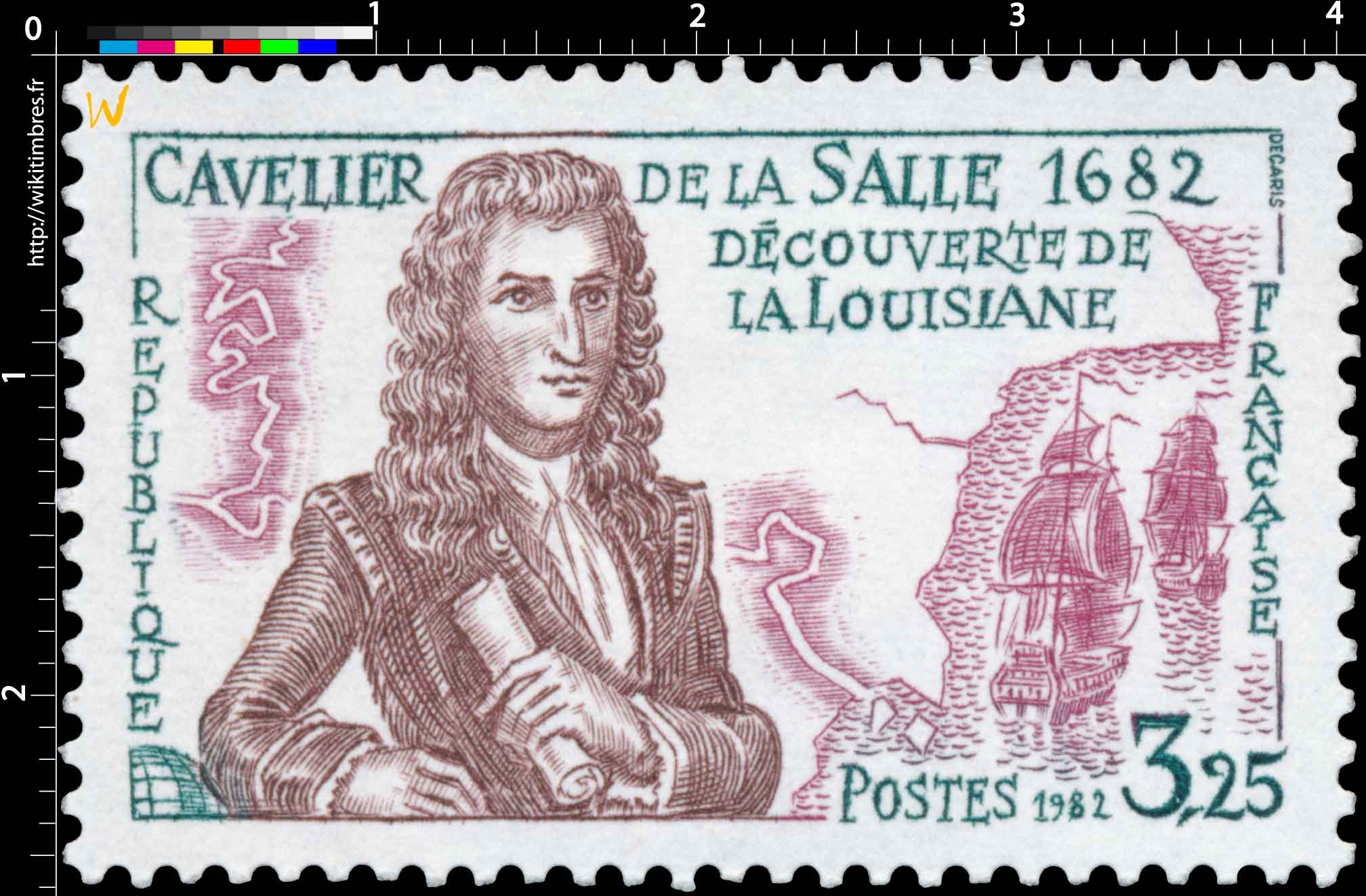 1982 CAVELIER DE LA SALLE 1682 DÉCOUVERTE DE LA LOUISIANE
