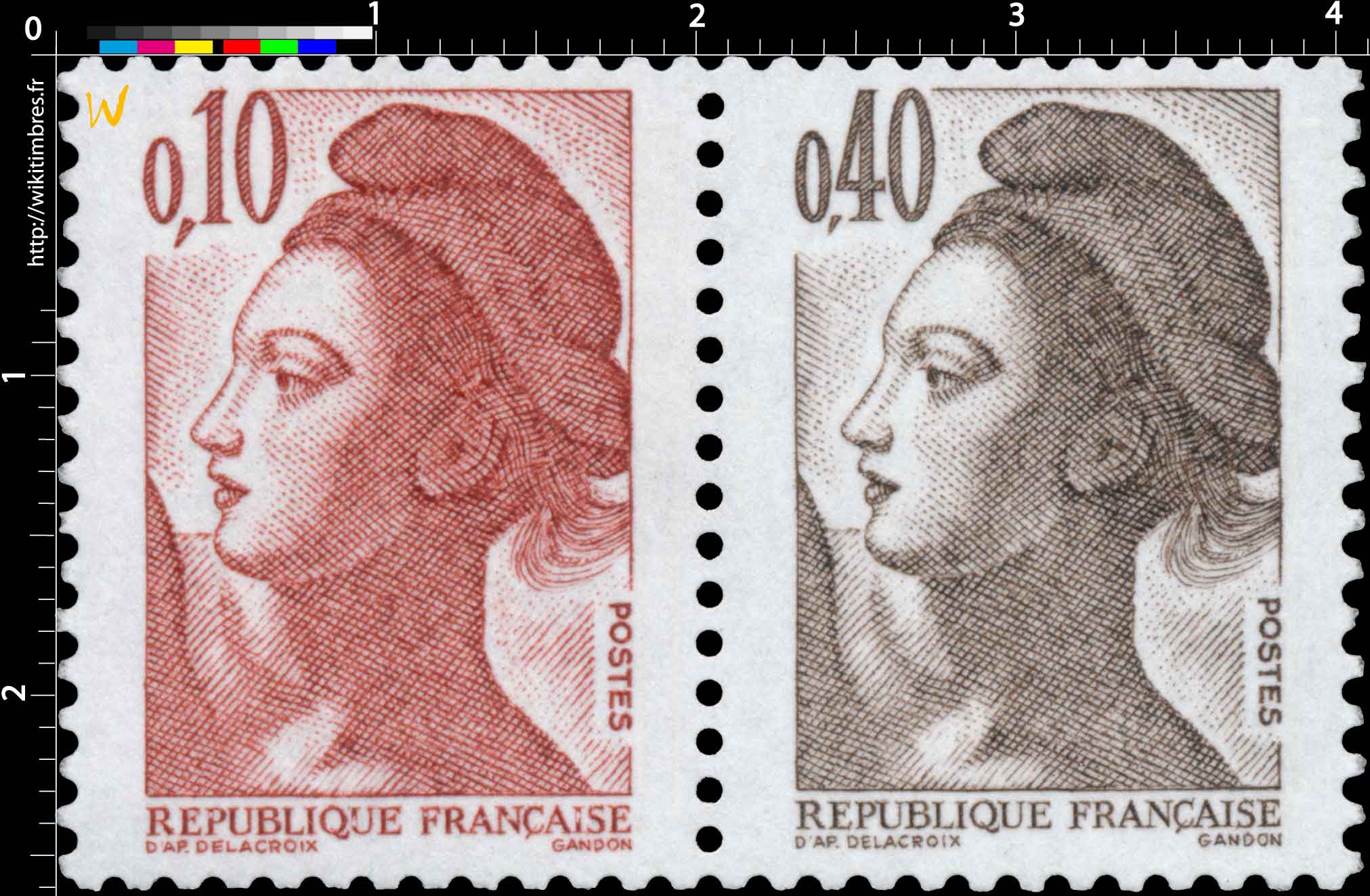 Sans légende particulière - type liberté de Gandon