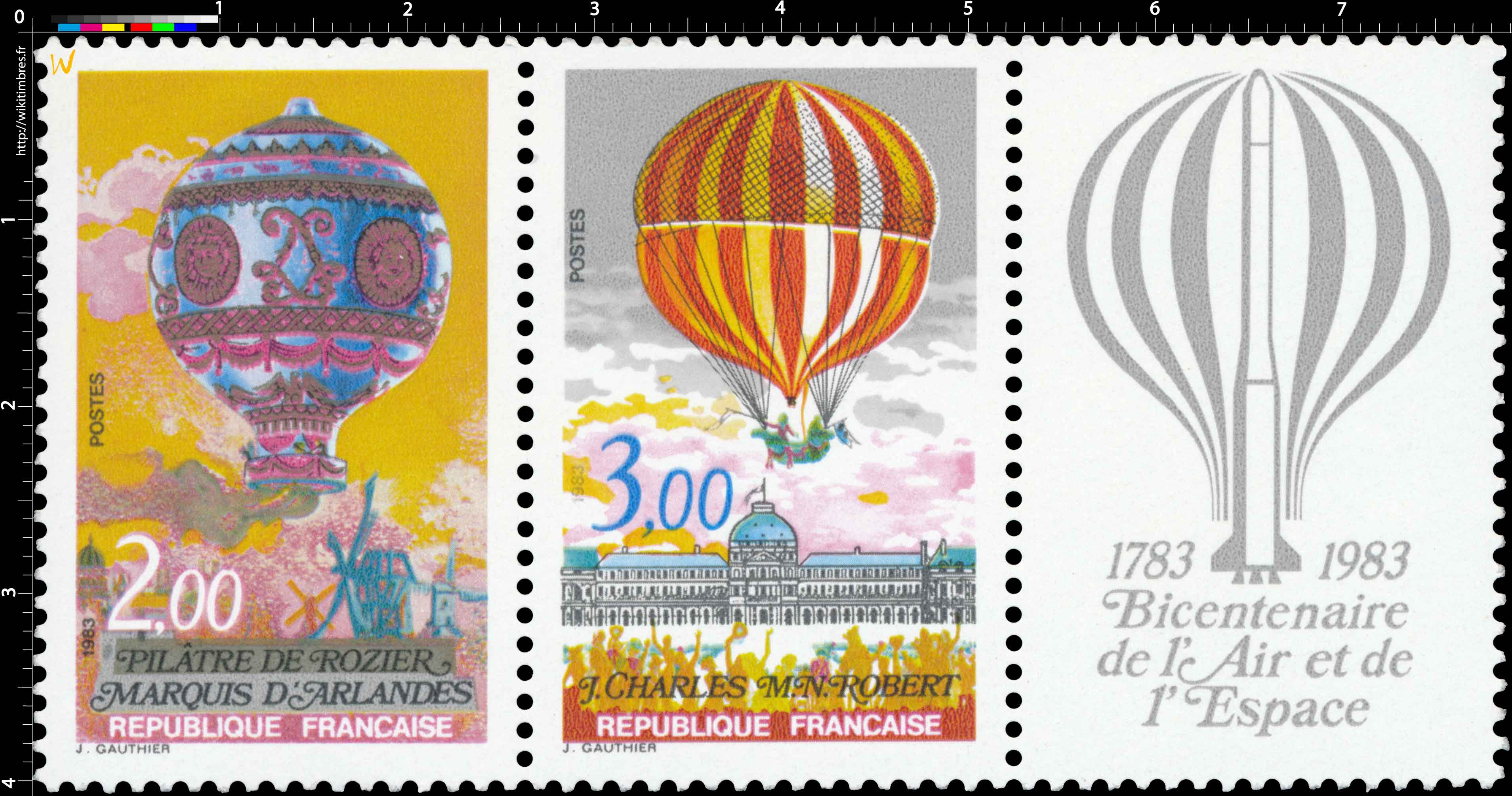 1783 1983 Bicentenaire de l'Air et de l'Espace