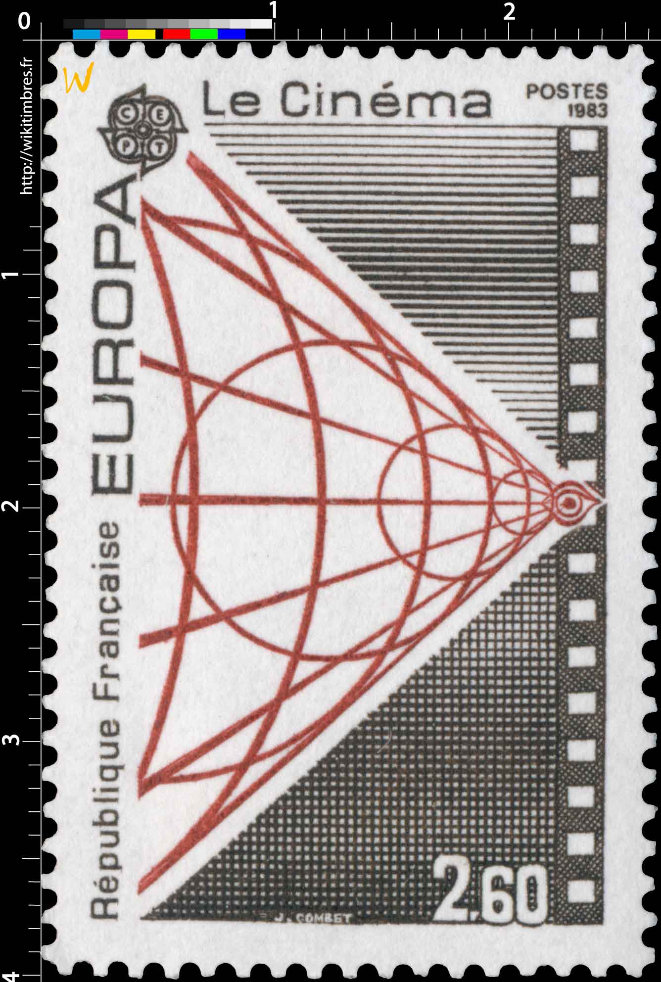 1983 EUROPA CEPT Le Cinéma