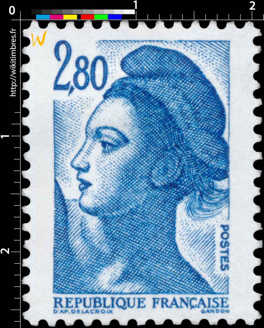 Sans légende particulière - type liberté de Gandon