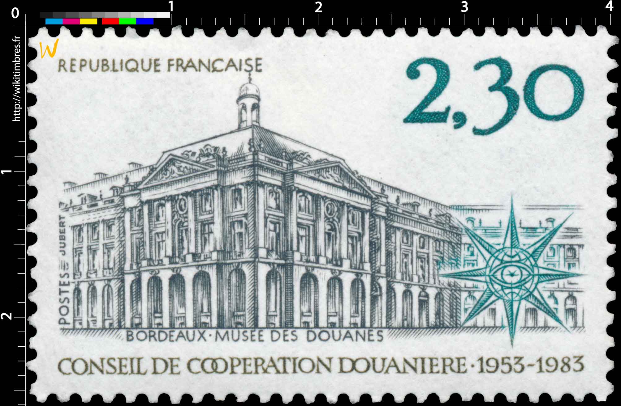 BORDEAUX - MUSÉE DES DOUANES CONSEIL DE COOPÉRATION DOUANIÈRE 1953-1983