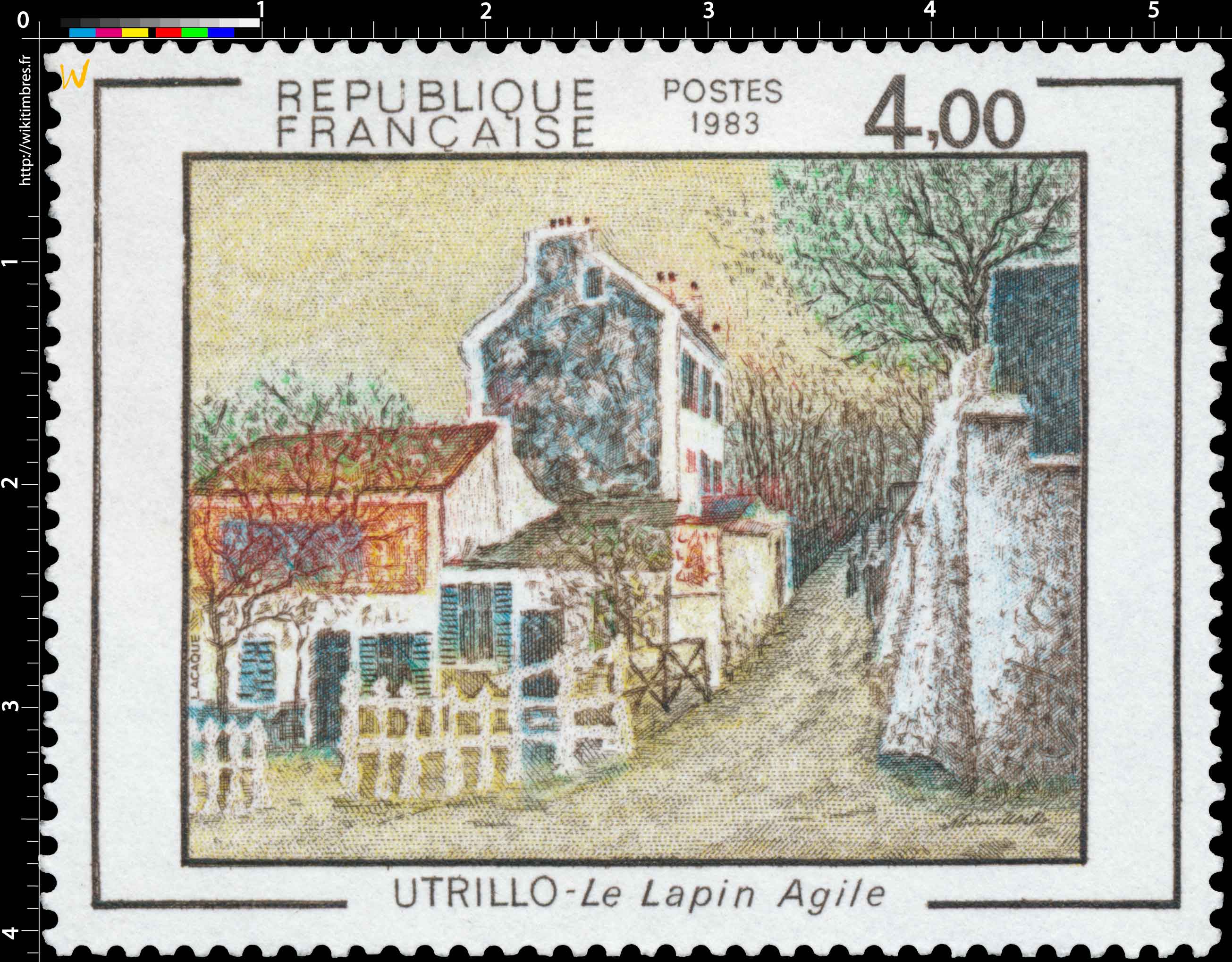1983 UTRILLO - Le Lapin Agile
