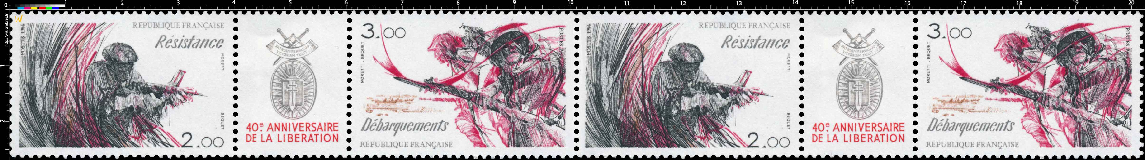 40e ANNIVERSAIRE DE LA LIBÉRATION