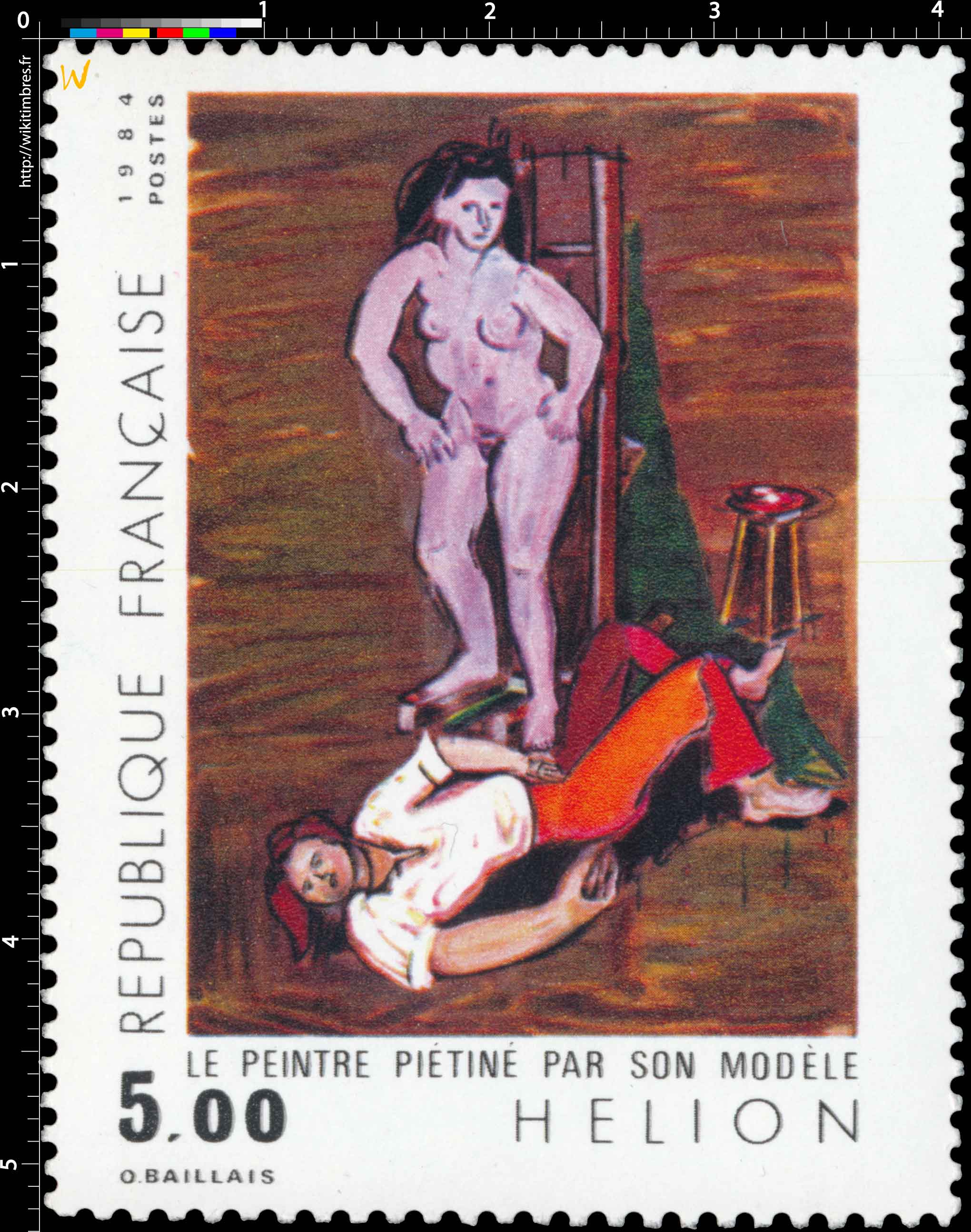 1984 HÉLION LE PEINTRE PIÉTINÉ PAR SON MODÈLE