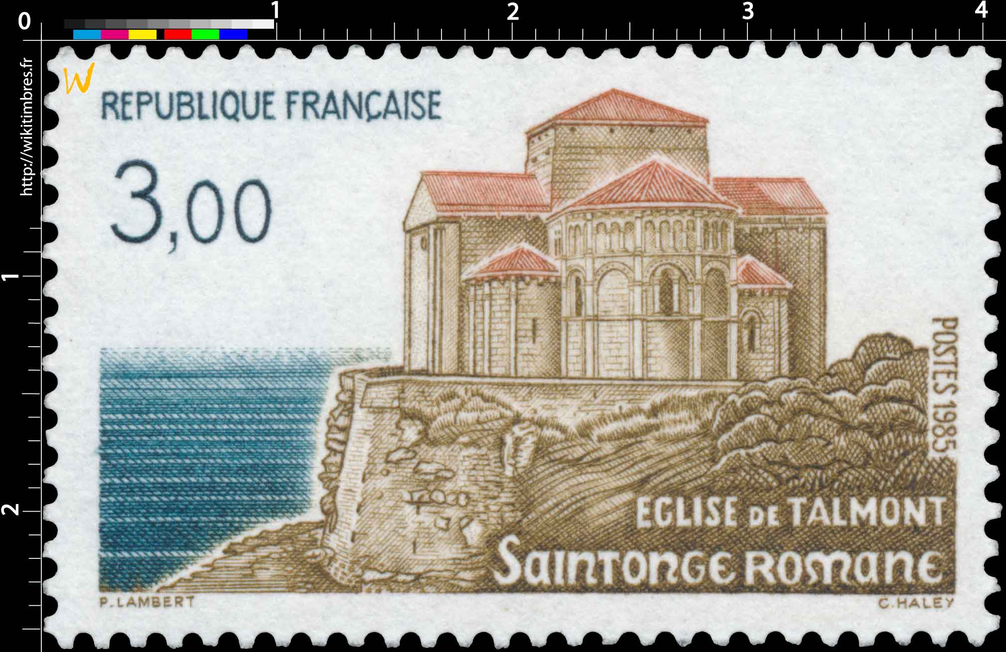 1985 ÉGLISE DE TALMONT Saintonge Romane