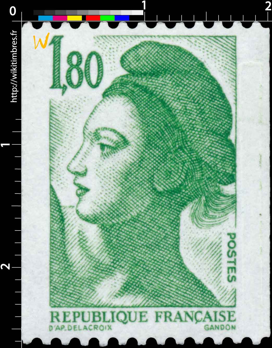 Sans légende particulière - type liberté de Gandon