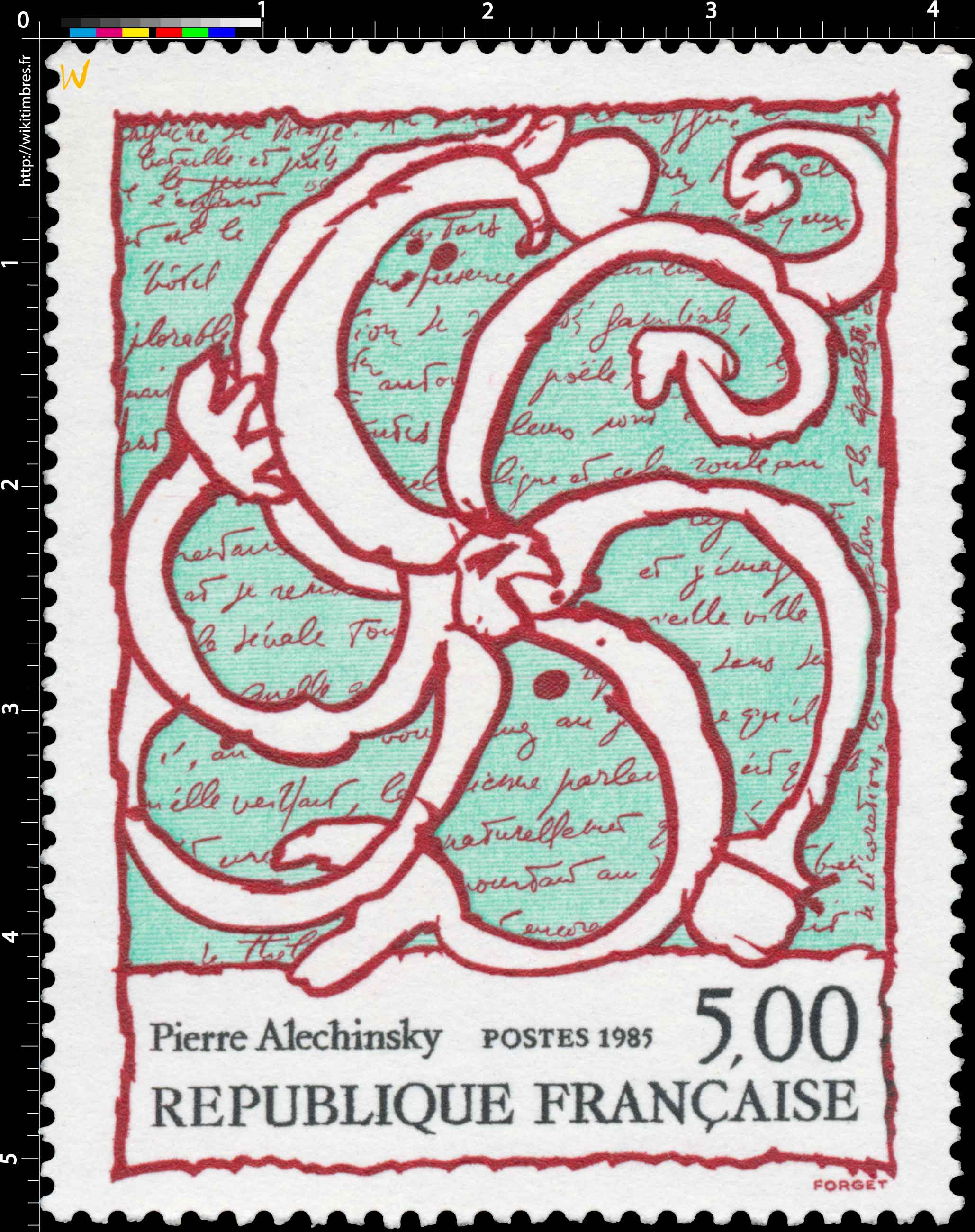 1985 Pierre Alechinsky