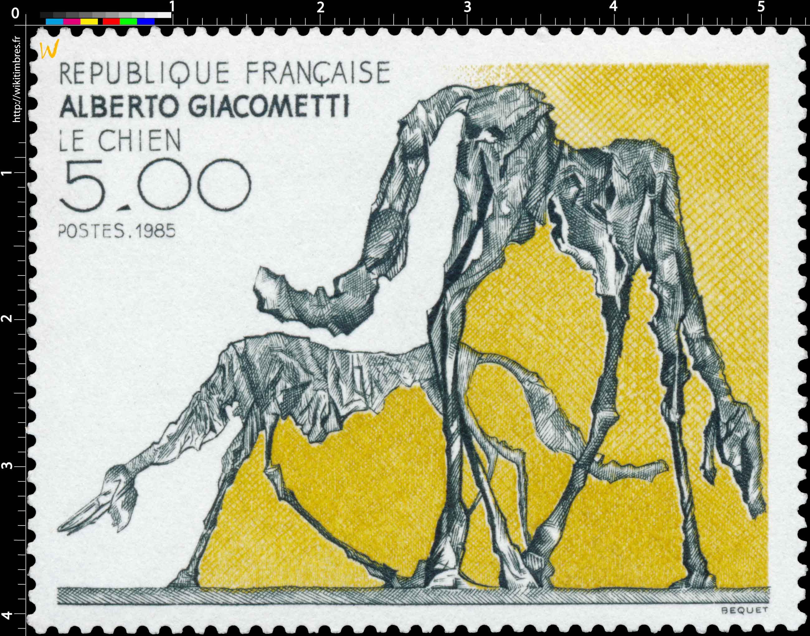 1985 ALBERTO GIACOMETTI LE CHIEN