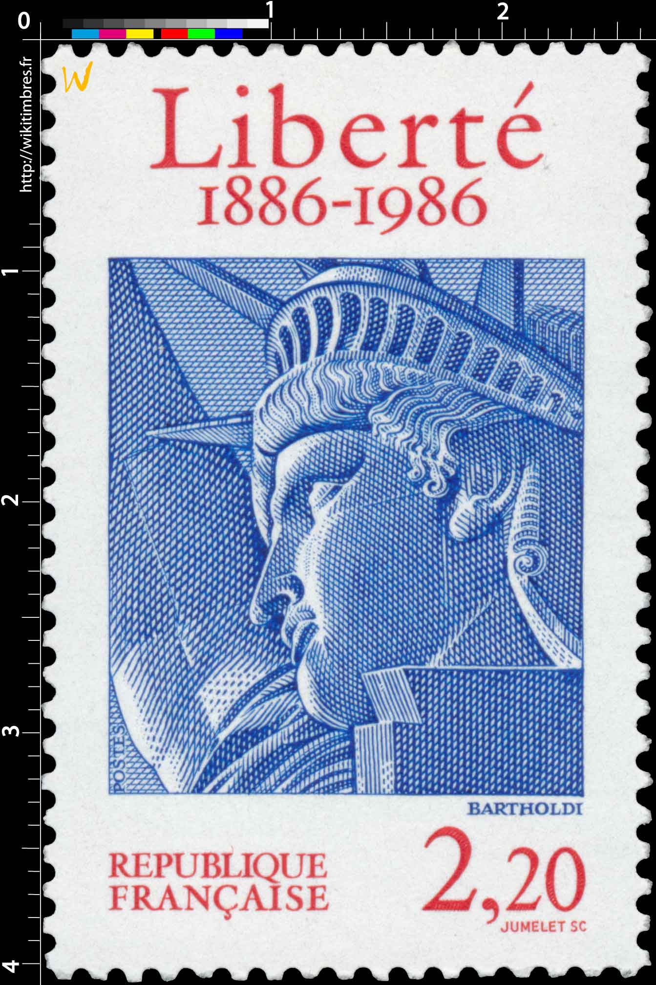 Liberté 1886-1986 BARTHOLDI