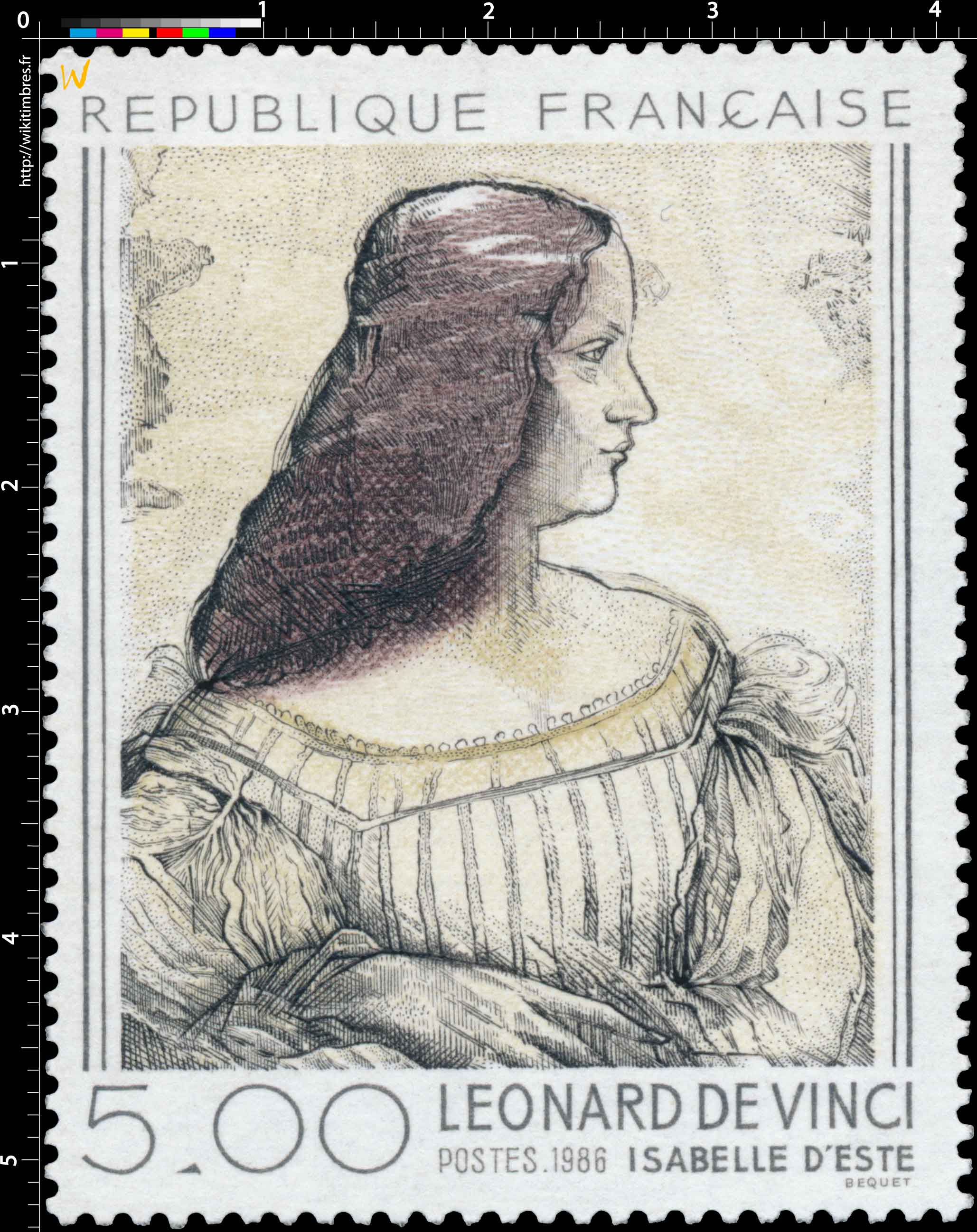 1986 LÉONARD DE VINCI ISABELLE D'ESTE