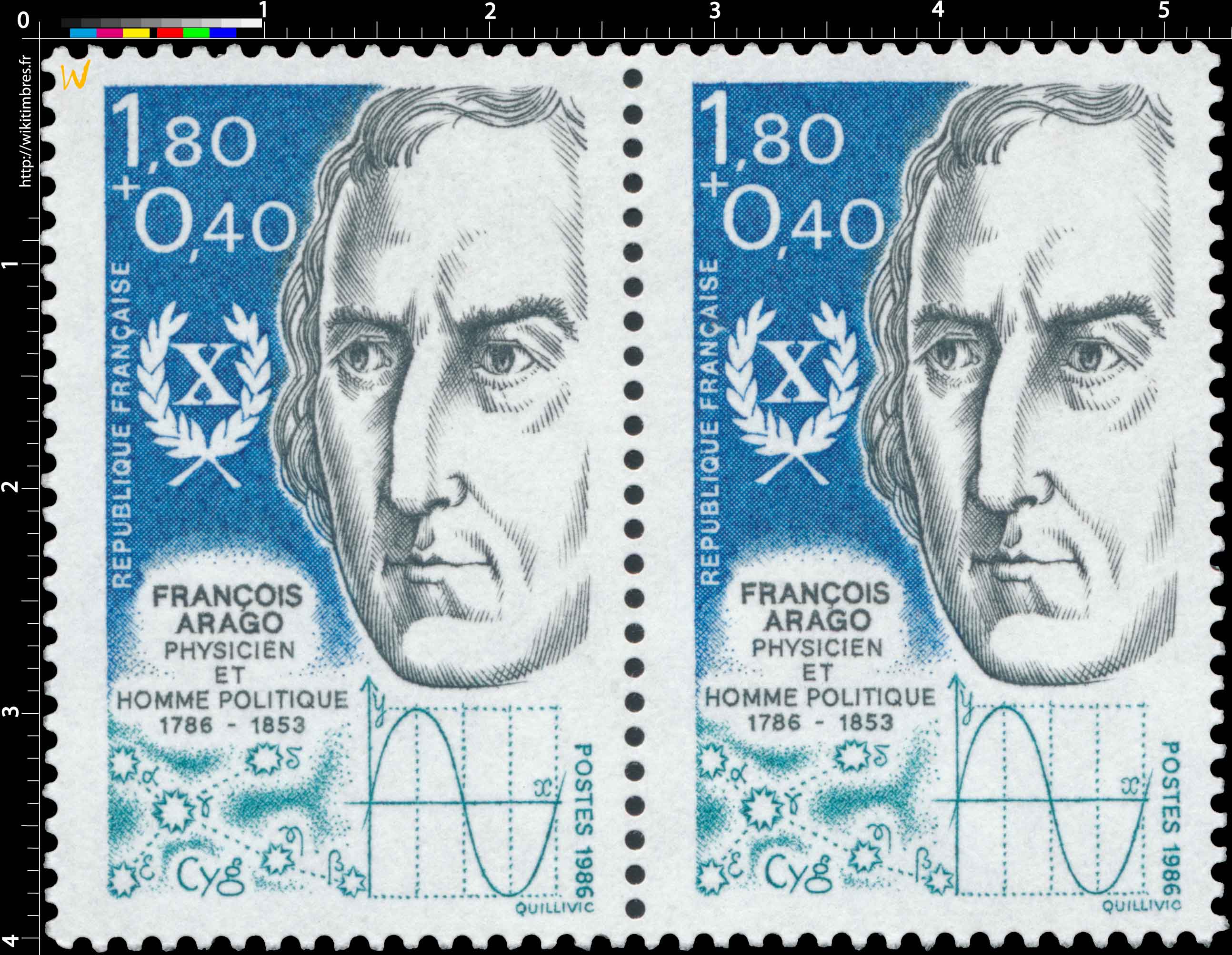 1986 FRANÇOIS ARAGO PHYSICIEN ET HOMME POLITIQUE 1786-1853