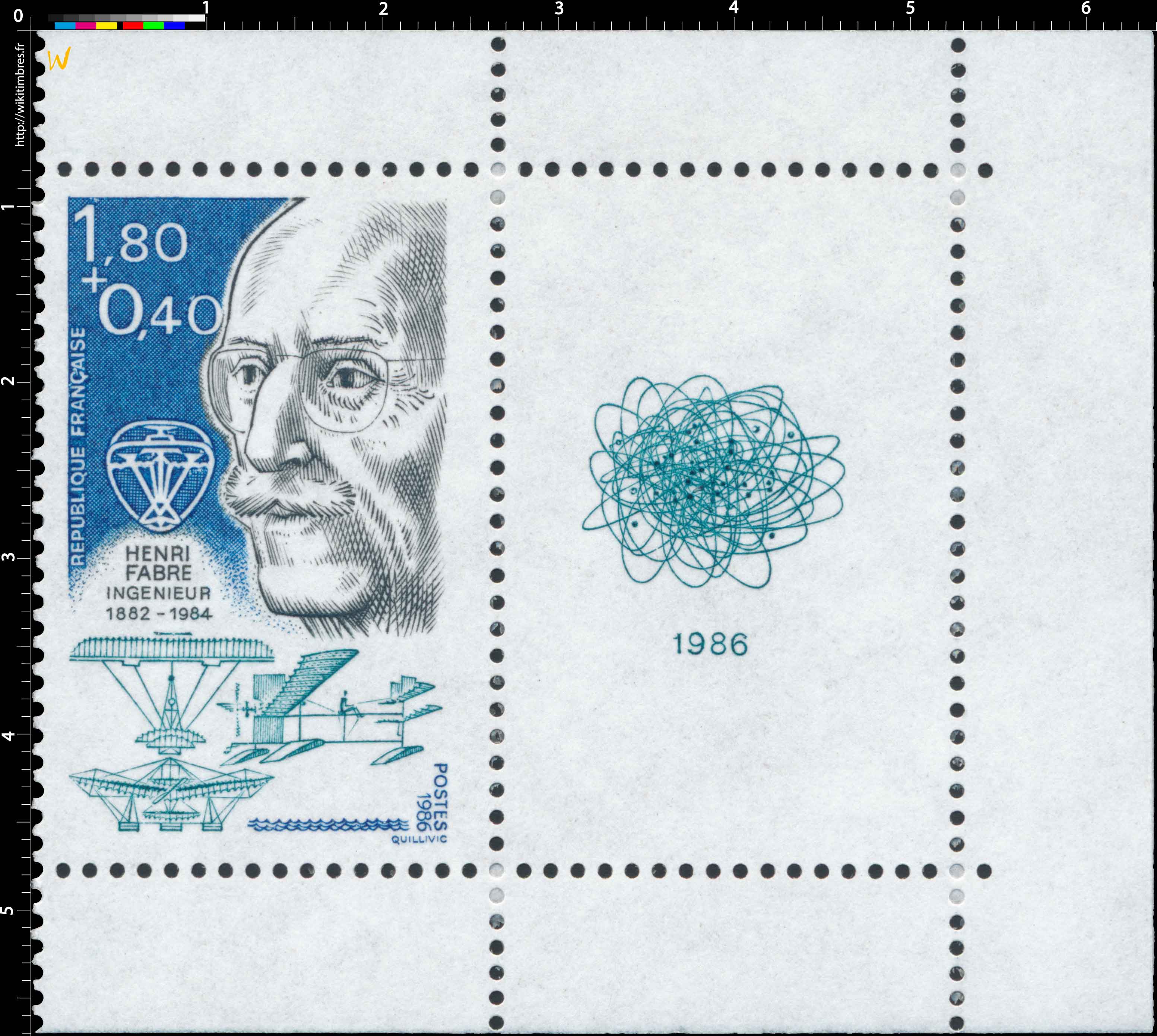1986 HENRI FABRE INGÉNIEUR 1882-1984