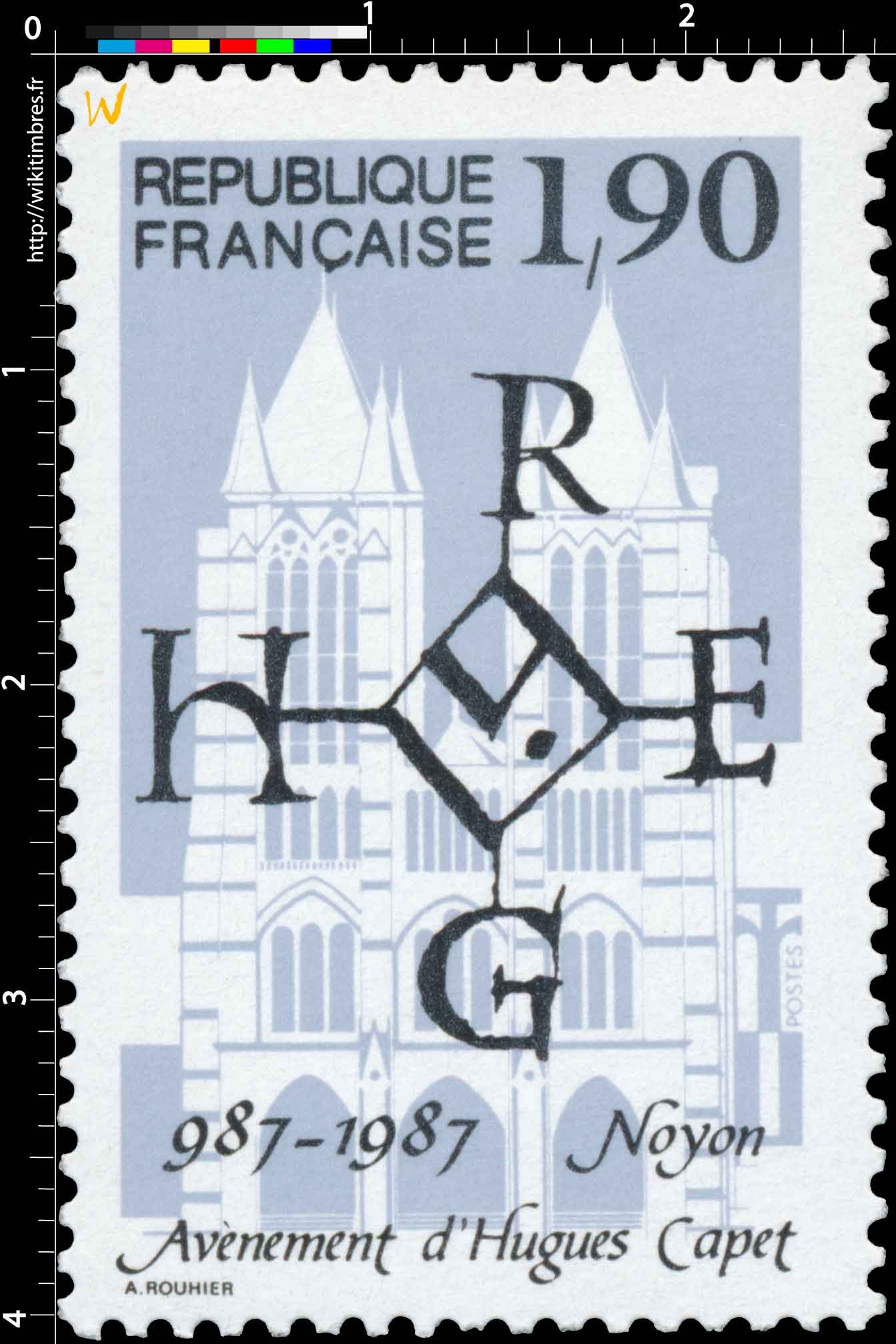 Avènement d'Hugues Capet Noyon 987-1987