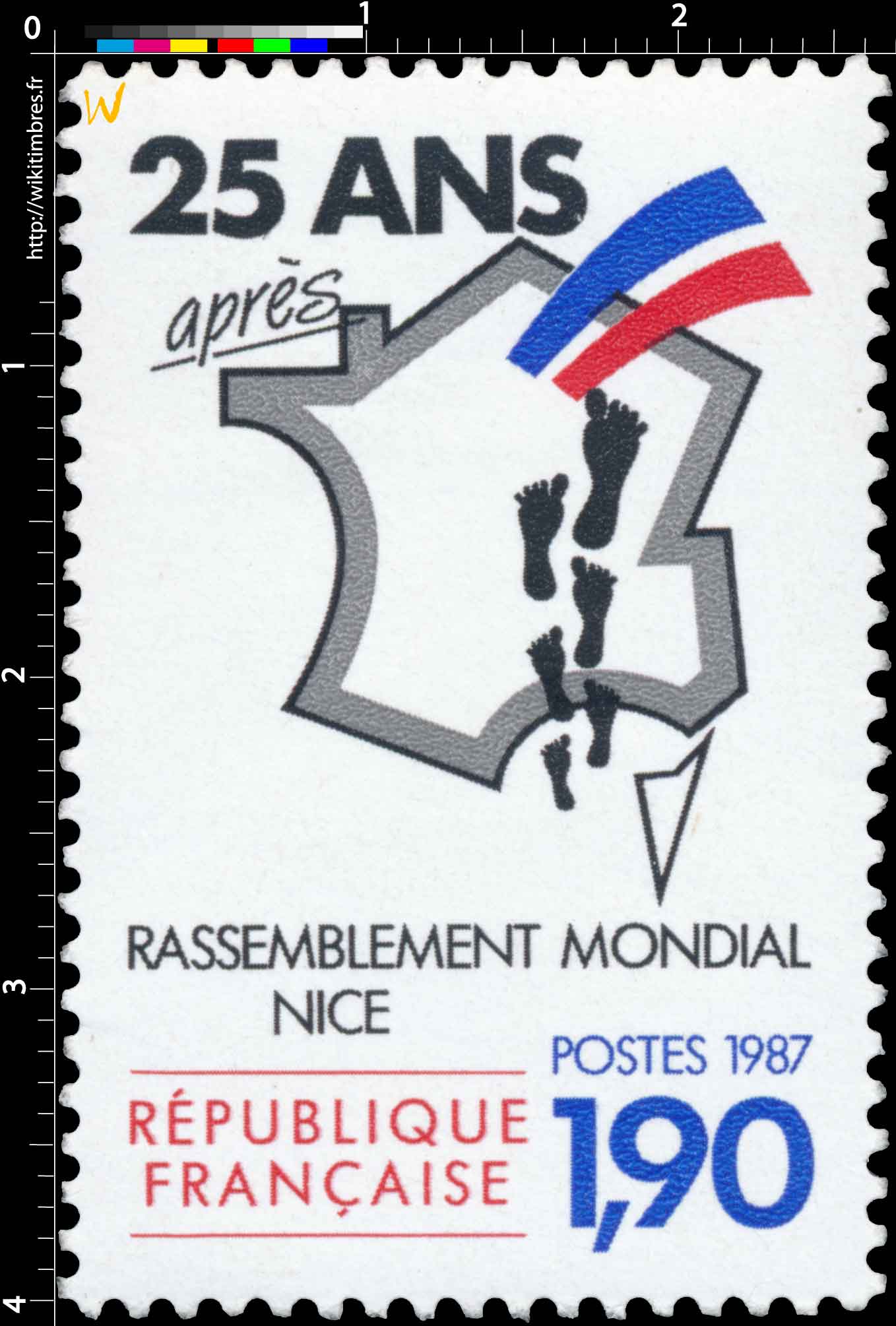 1987 25 ANS après RASSEMBLEMENT MONDIAL NICE