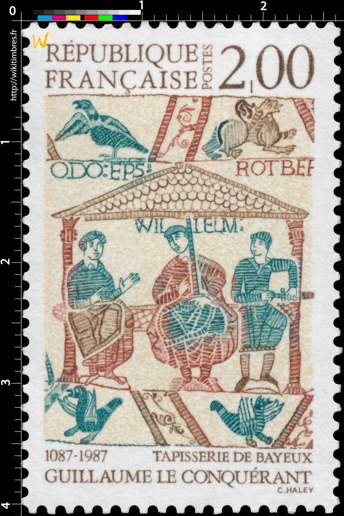 GUILLAUME LE CONQUÉRANT 1087-1987 TAPISSERIE DE BAYEUX