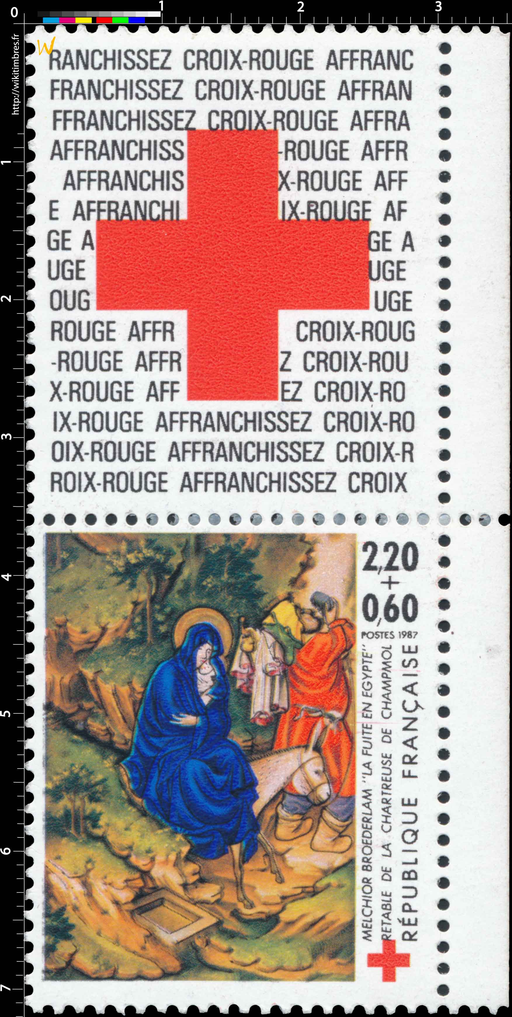 1987 MELCHIOR BROEDERLAM LA FUITE EN ÉGYPTE RETABLE DE LA CHARTREUSE DE CHAMPMOL