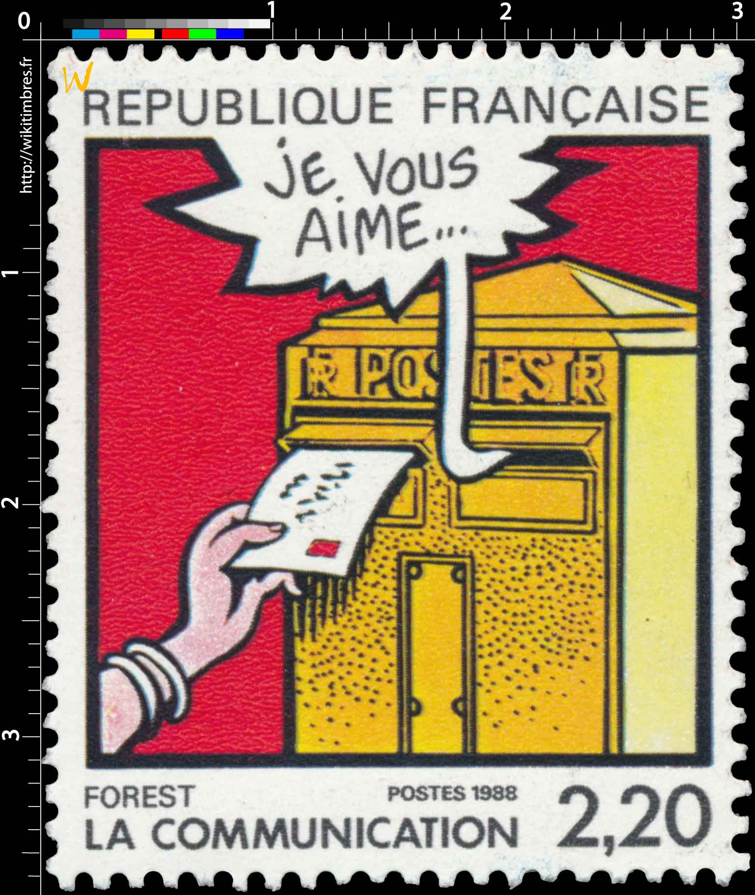 1988 LA COMMUNICATION FOREST - Je vous aime