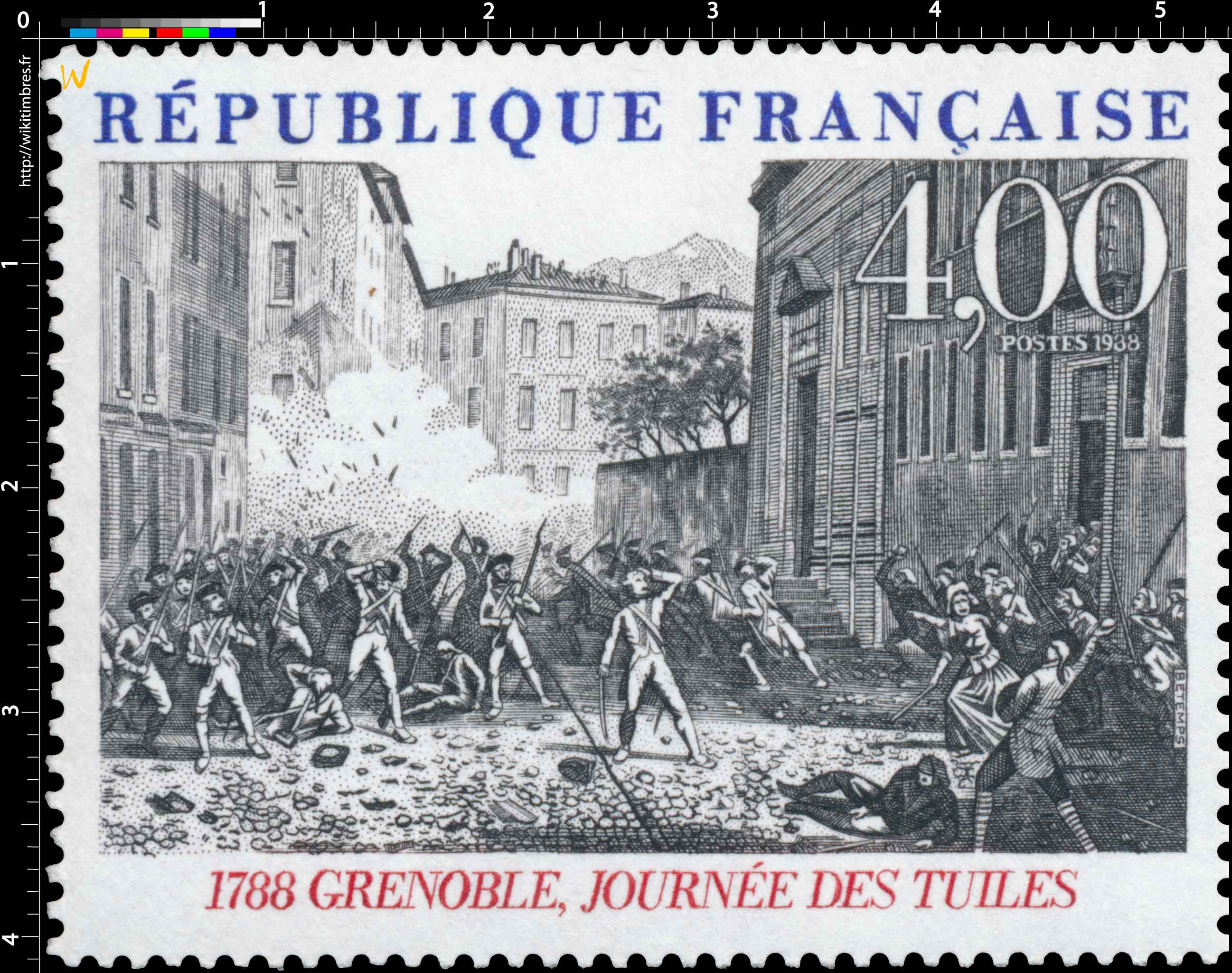 1988 GRENOBLE, JOURNÉE DES TUILES 1788