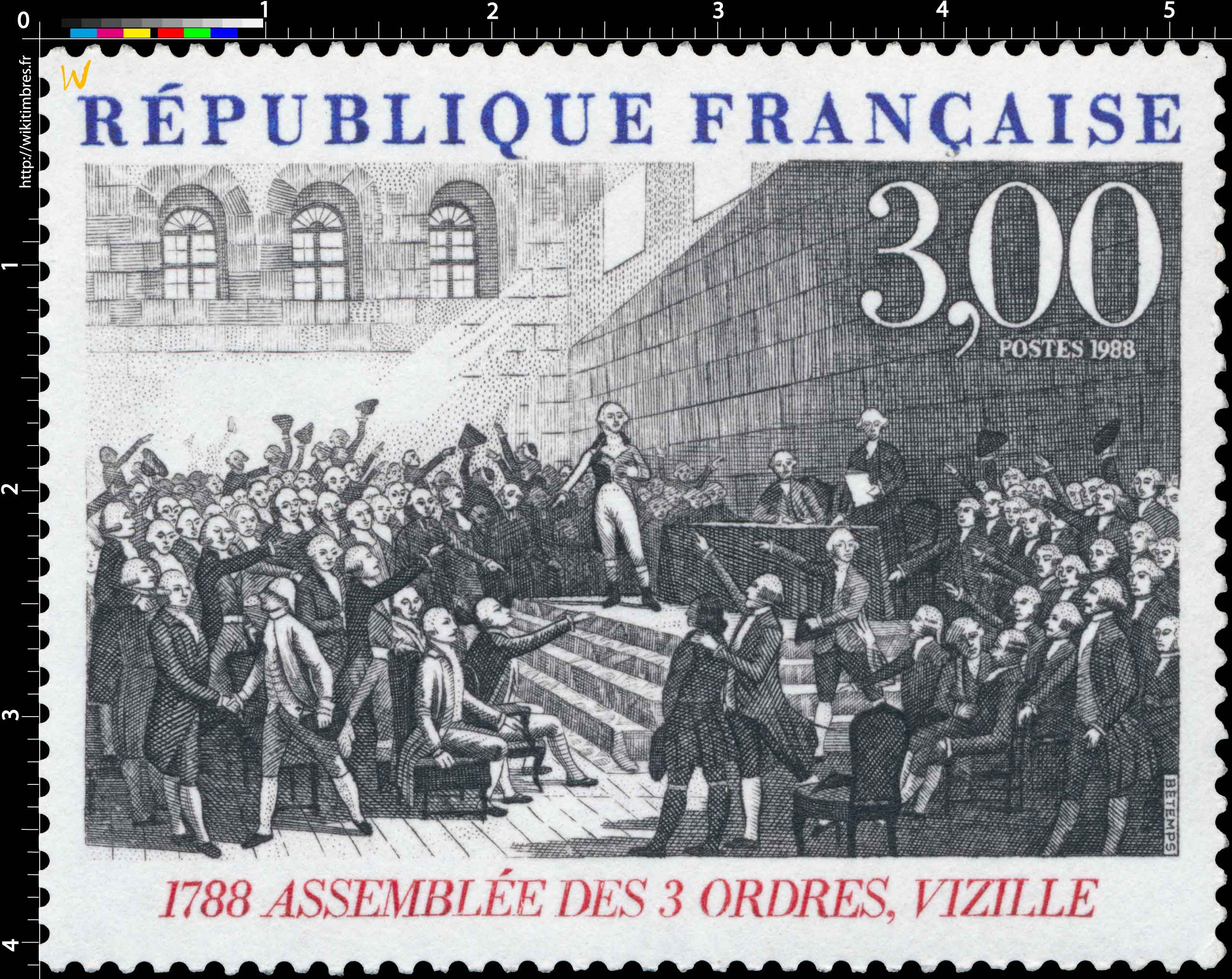 1988 ASSEMBLÉE DES 3 ORDRES, VIZILLE 1788