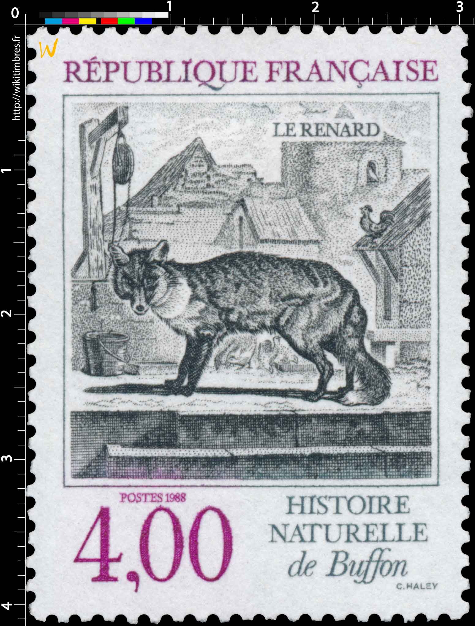 1988 HISTOIRE NATURELLE de Buffon LE RENARD