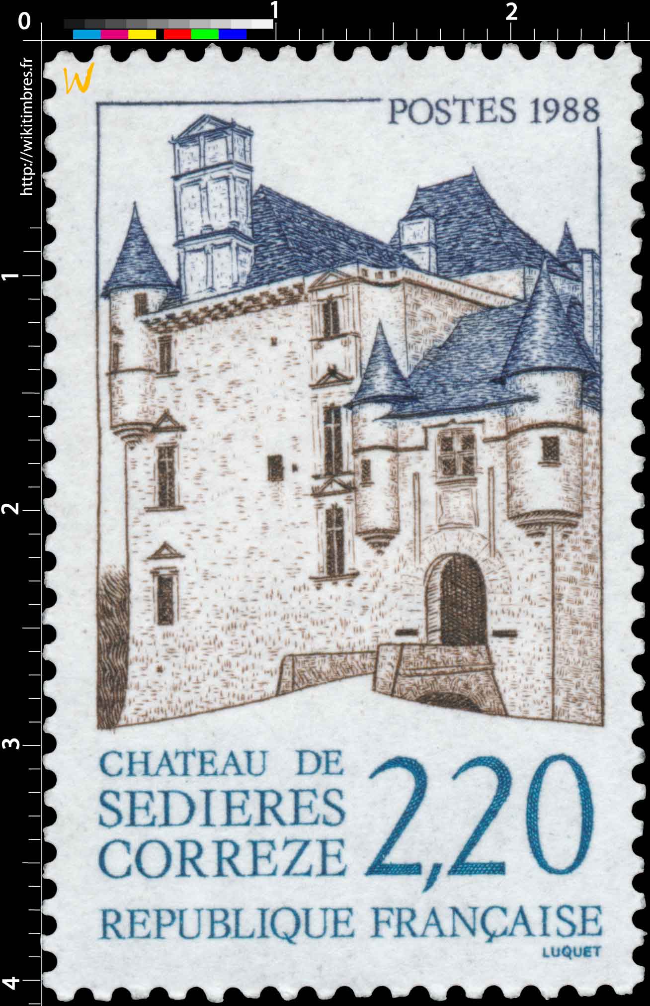 1988 CHÂTEAU DE SÉDIÈRES CORRÈZE