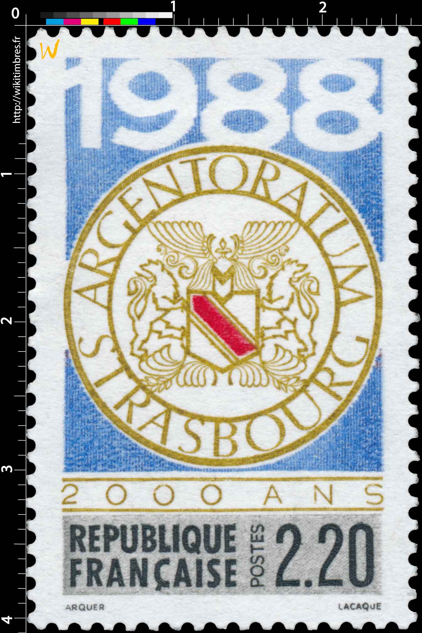 1988 ARGENTORATUM STRASBOURG 2000 ANS