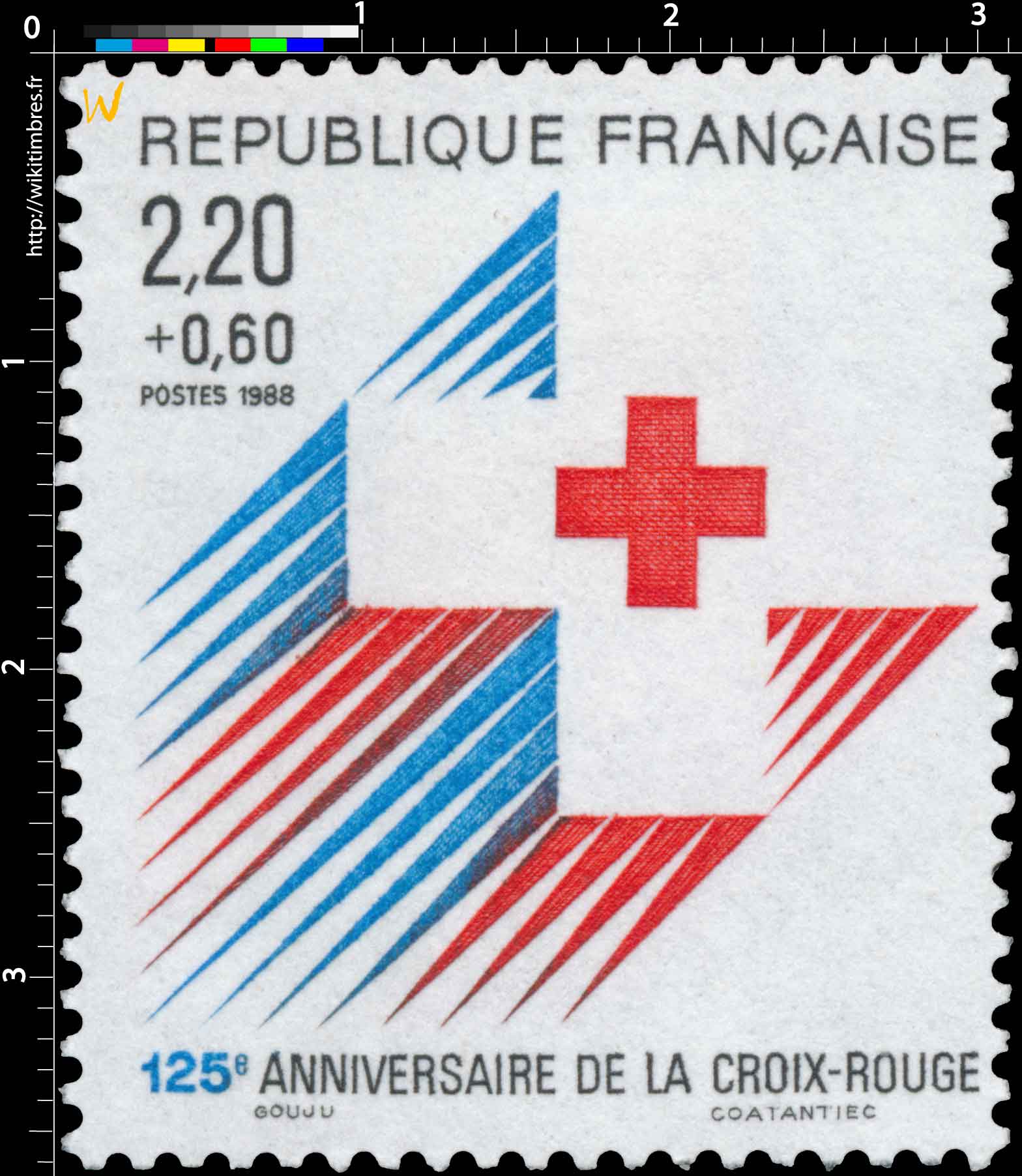 1988 125e ANNIVERSAIRE DE LA CROIX-ROUGE
